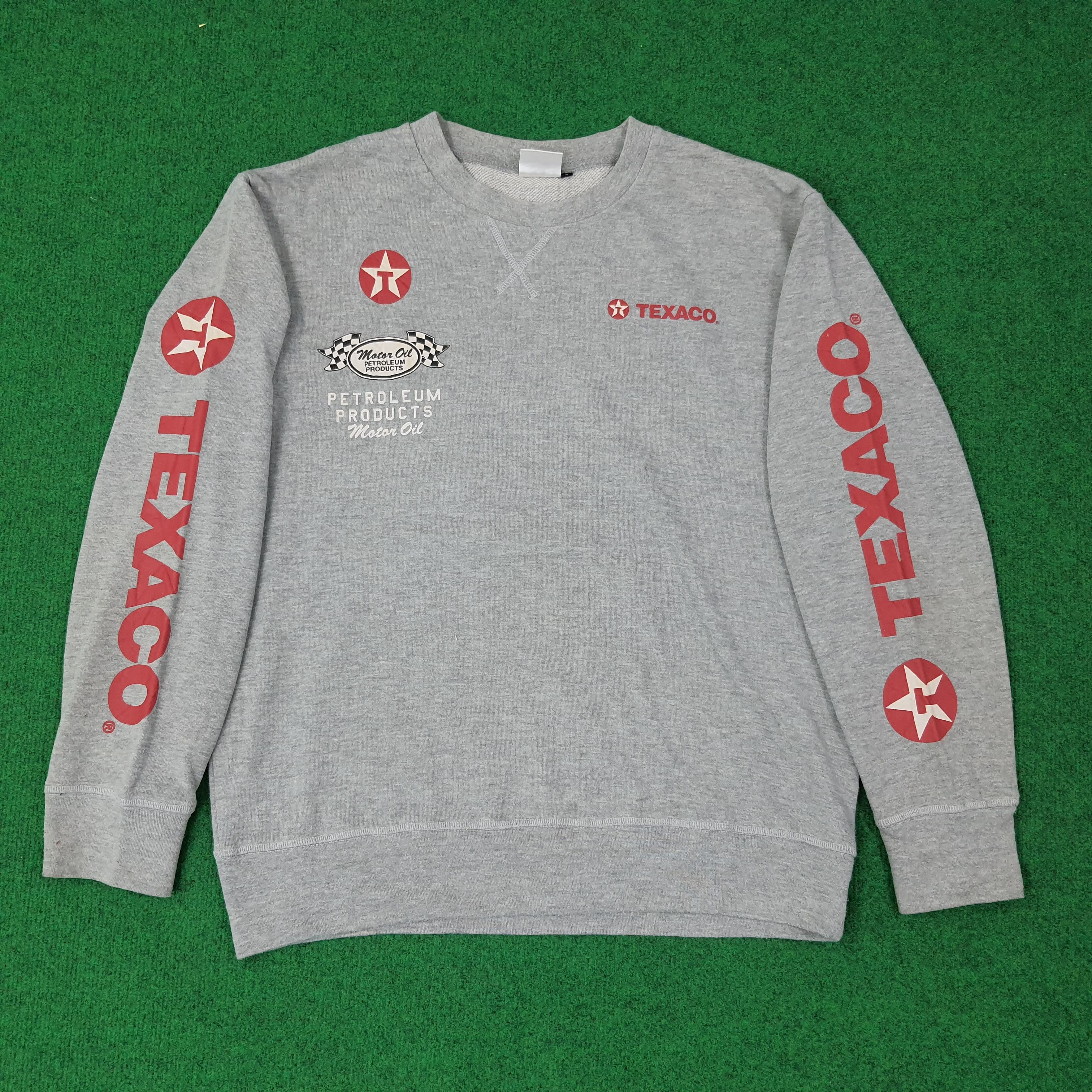 Vintage Vintage TEXACO American Oil and Gas Sweatshirt C266N8 Size US M / EU 48-50 / 2 - 1 Thumbnail