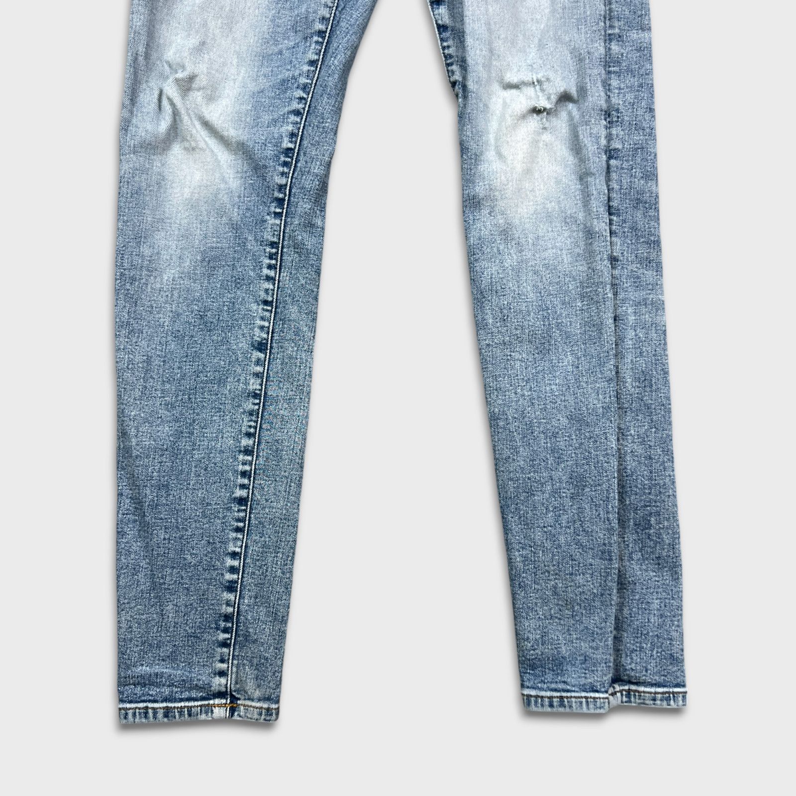 American Eagle Outfitters × Vintage American Eagle Jeans 30x30 Air Flex Slim Faded Denim Pants Size US 30 / EU 46 - 3 Thumbnail
