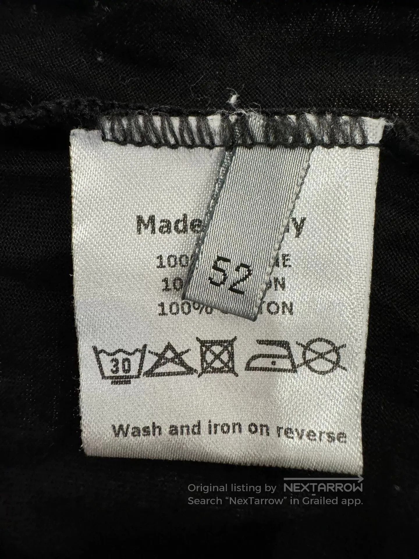 Japanese Brand Dior Small Logo Black Long-Sleeve Tee. Size US L / EU 52-54 / 3 - 5 Thumbnail