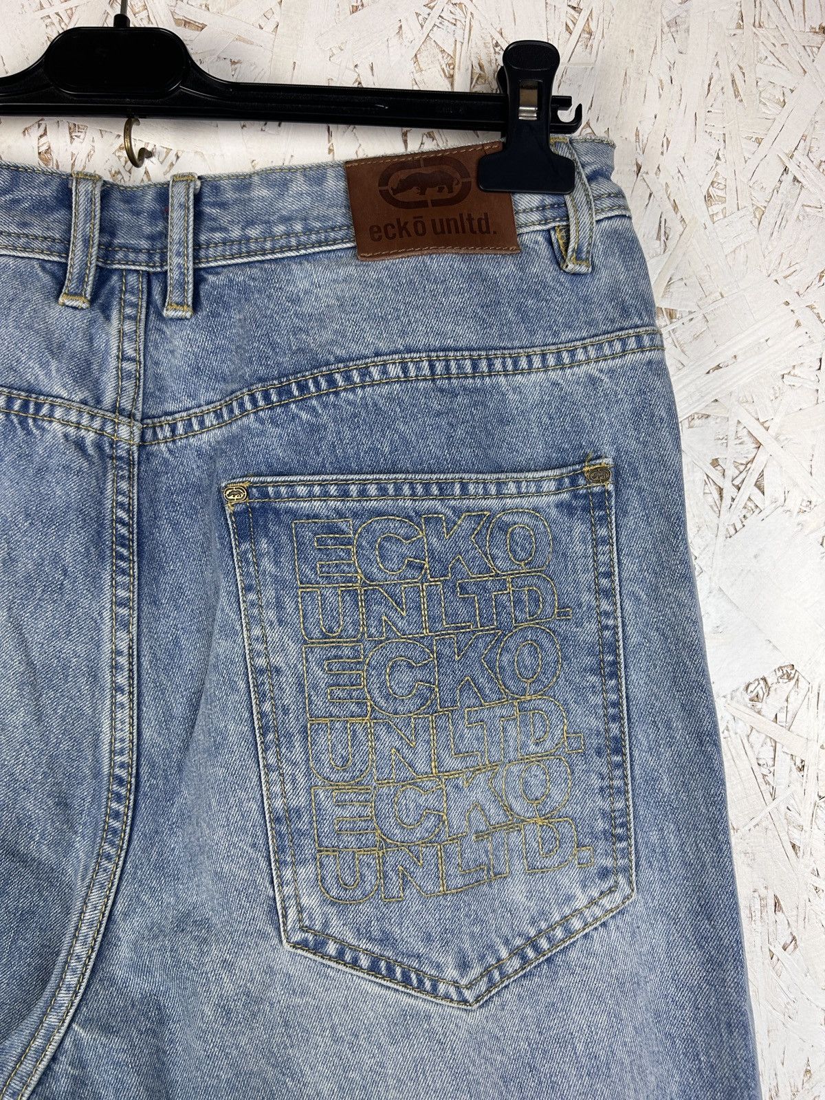 Ecko Unltd. 00s Vintage Y2K Ecko Unlimited Baggy Fit Denim Jeans Size US 32 / EU 48 - 7 Thumbnail