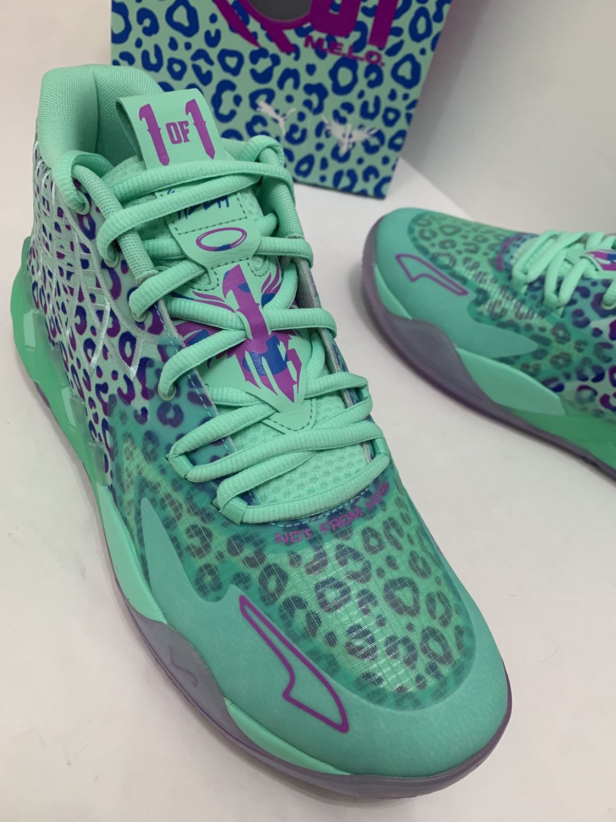 Puma PUMA X LAMELO BALL MB.1 ALIEN SAFARI Size US 12 / EU 45 - 4 Thumbnail