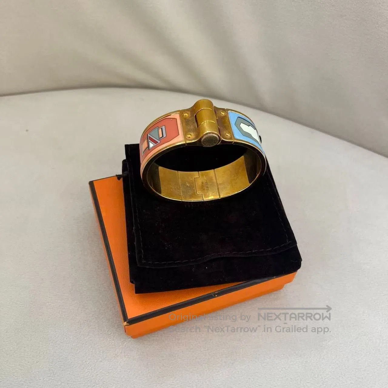 Hermes Hermes Enamel Wide Bracelet. Size ONE SIZE - 2 Thumbnail