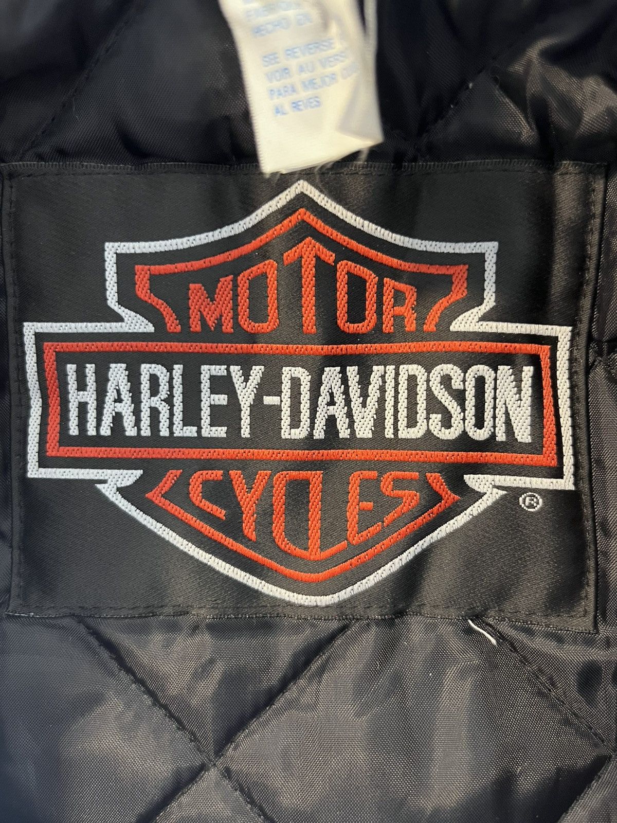 Harley Davidson L Black leather Harley Davidson biker jacket Size US L / EU 52-54 / 3 - 4 Thumbnail