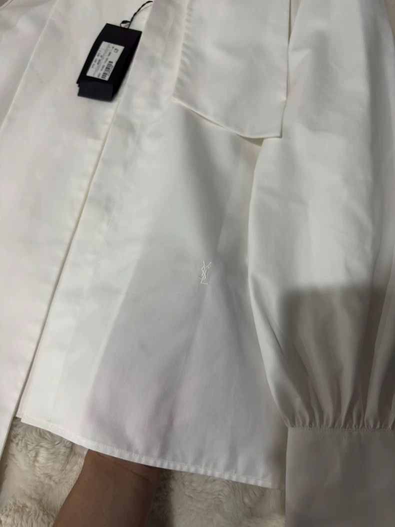 Saint Laurent Paris Saint Laurent Paris size 40 Big iris knot shirt Size L / US 10 / IT 46 - 4 Thumbnail