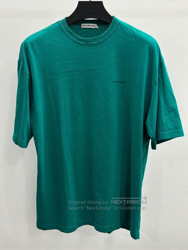 Balenciaga Balenciaga Short-sleeved T-shirt printed with letters logo Size US XS / EU 42 / 0 - 1 Thumbnail