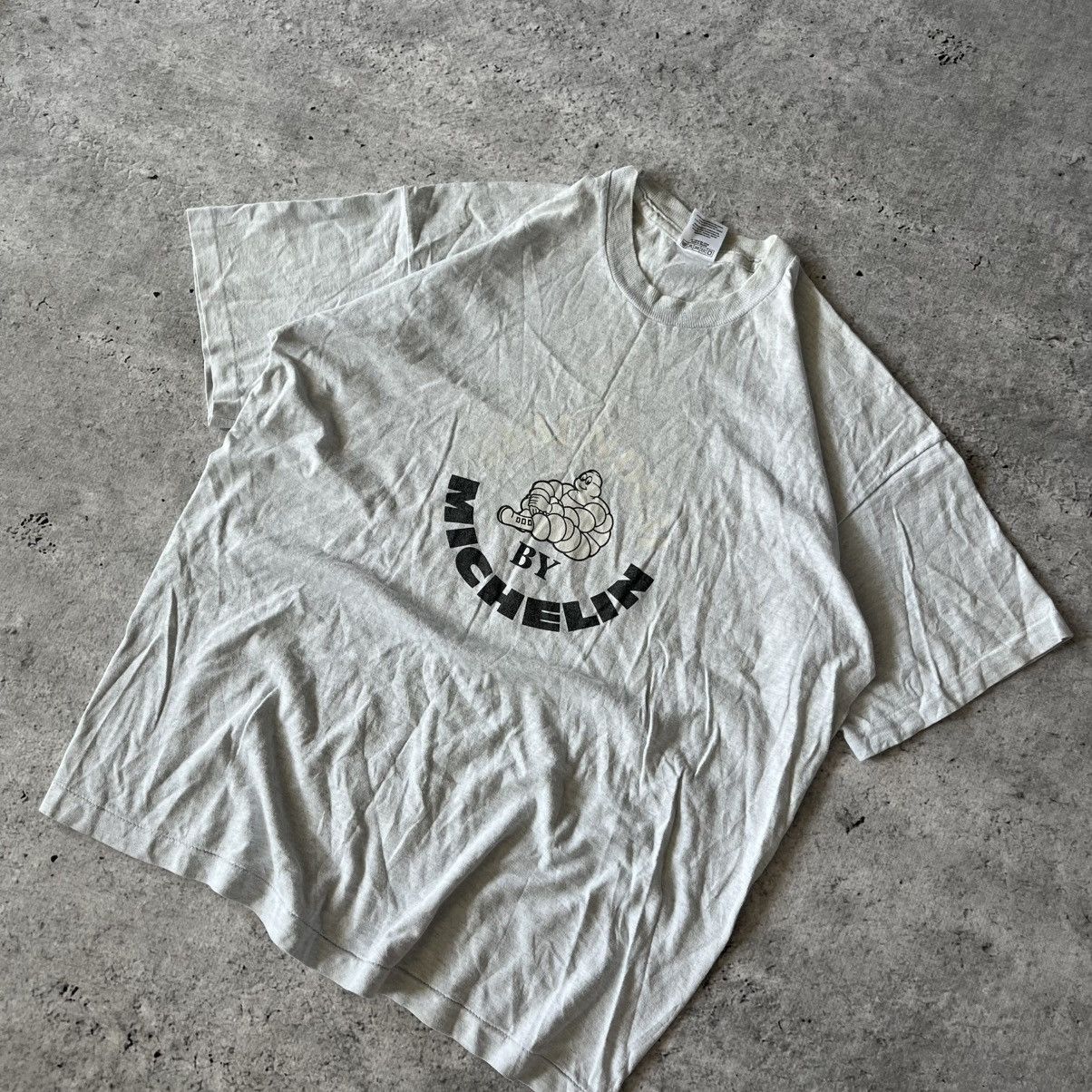 Vintage Vintage Michelin promo tee XL single stitch 90s Size US XL / EU 56 / 4 - 3 Thumbnail