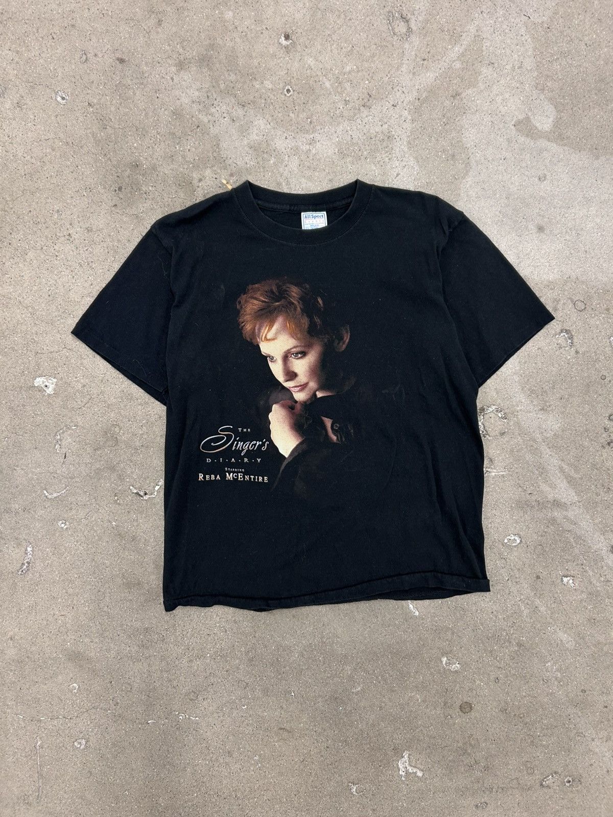 Band Tees Vintage Reba Mcentire Shirt XL Black 90s Singers Diary Size US L / EU 52-54 / 3 - 1 Thumbnail
