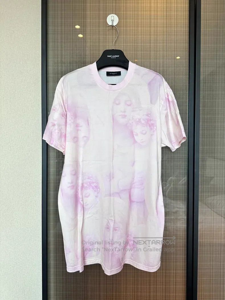 Givenchy Givenchy Light pink printed Virgin Mary short sleeve T-shi Size US XXS / EU 40 - 1 Thumbnail