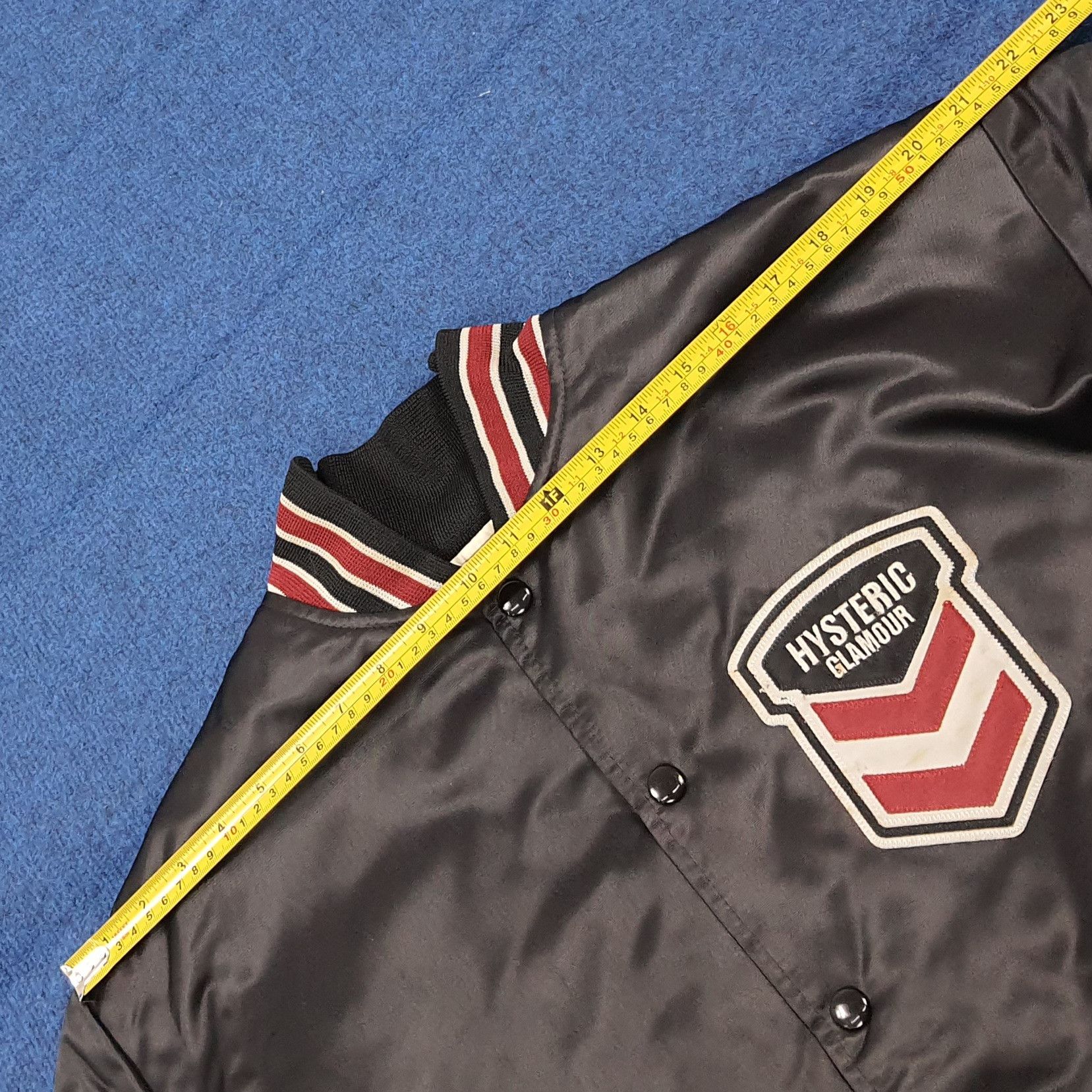 Hysteric Glamour Vintage Hysteric Glamour Hysteric Heavy Bomber Satin C303N3 Size US L / EU 52-54 / 3 - 10 Thumbnail