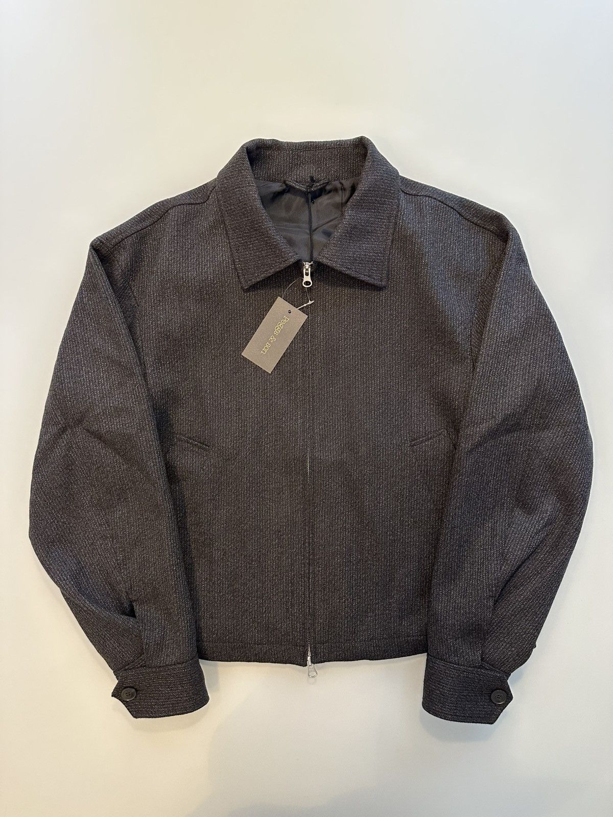 Mfpen Mfpen Mail Jacket - Brown Melange Stripe - Medium Size US M / EU 48-50 / 2 - 1 Thumbnail