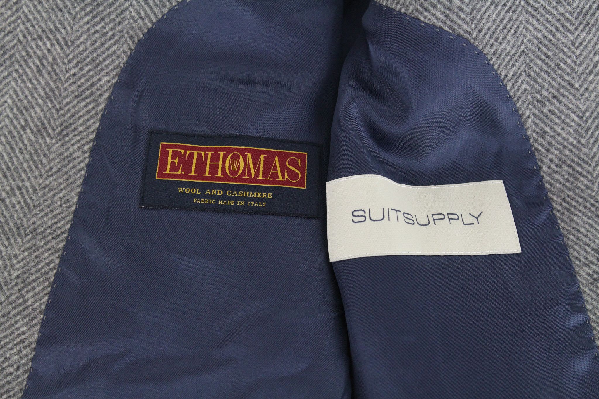 Suitsupply VICENZA UK36R Grey Wool Cashmere Coat 66633 Size US S / EU 44-46 / 1 - 6 Thumbnail