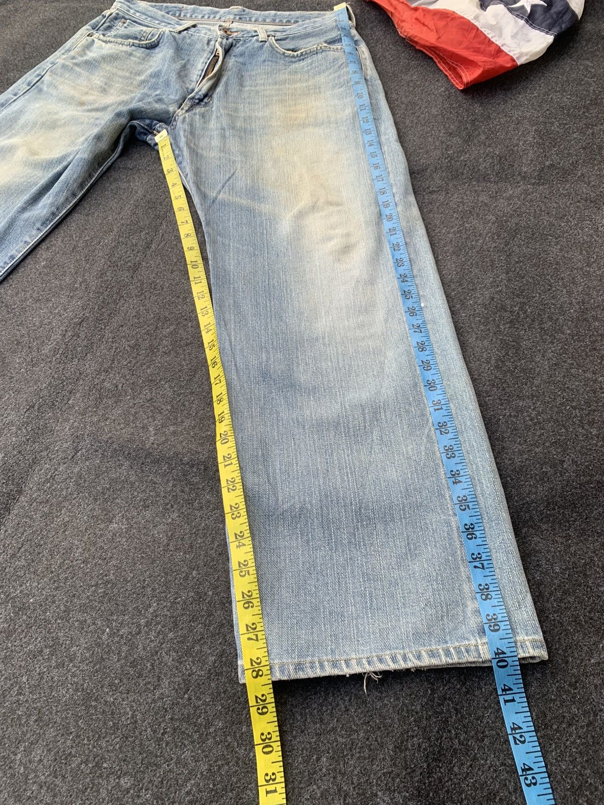 Edwin Baggy Edwin 505 selvedge.made In Japan 🇯🇵 Size US 31 - 8 Thumbnail