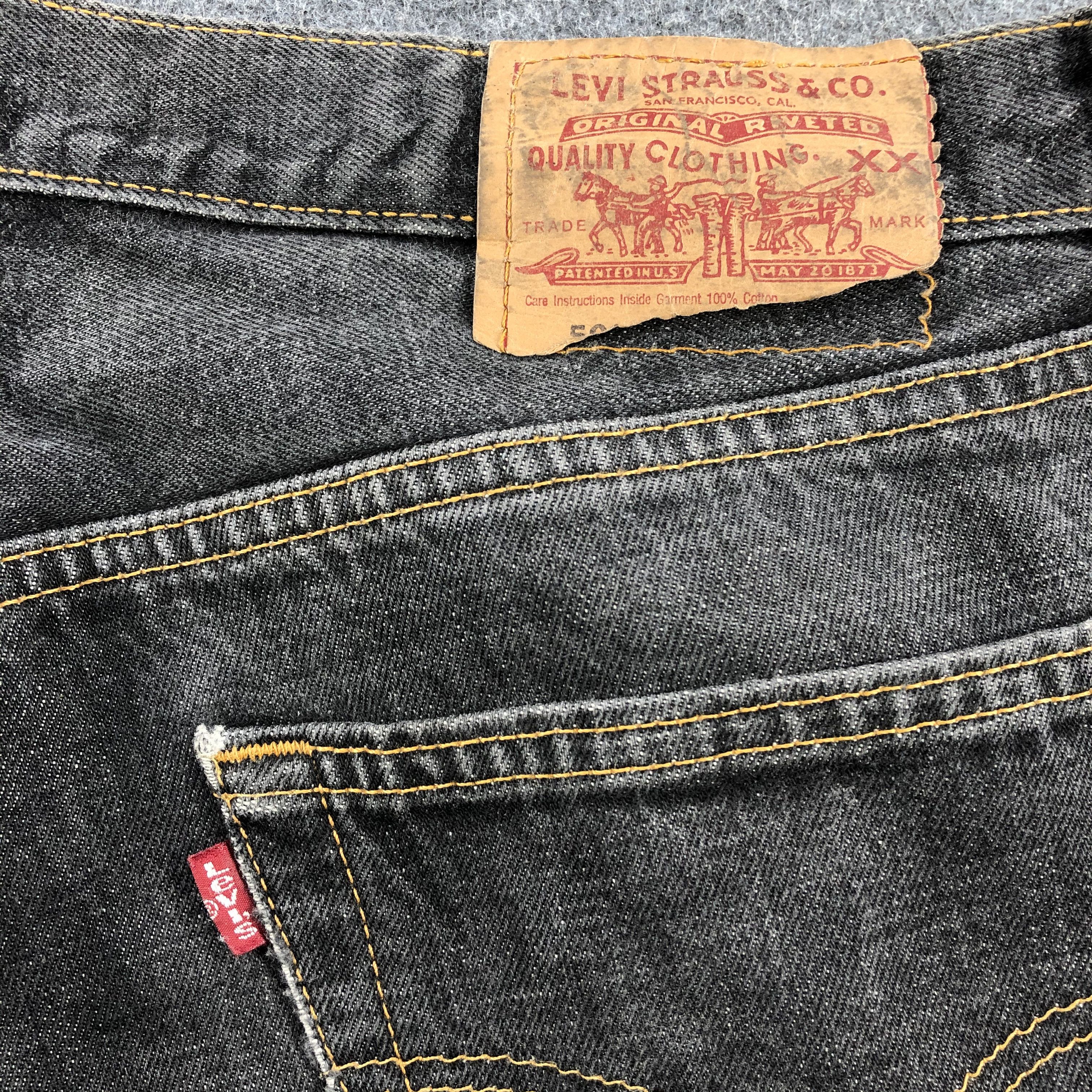 Levi's Vintage 90s Distress Levis 501 Earth Tone Jeans-JM1591 Size US 36 / EU 52 - 7 Thumbnail