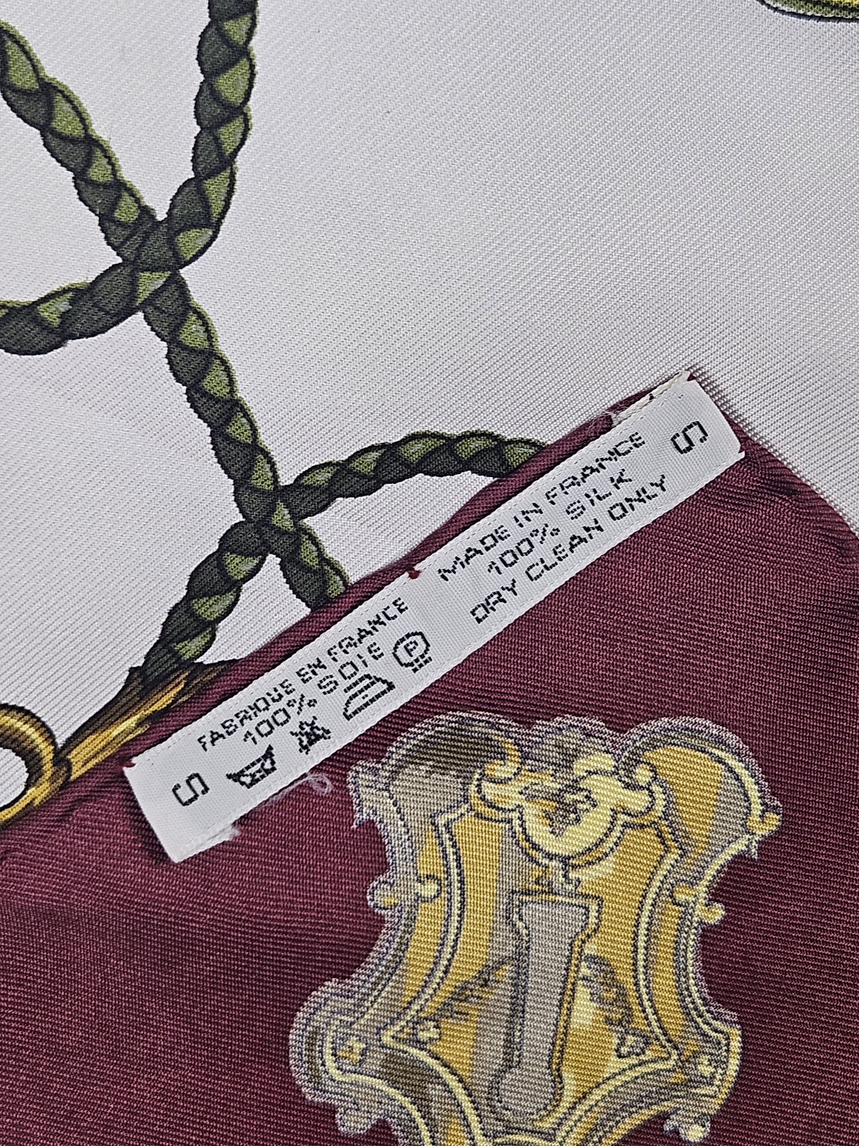 Hermes Hermes Les Cles Keys silk scarf Size ONE SIZE - 5 Thumbnail