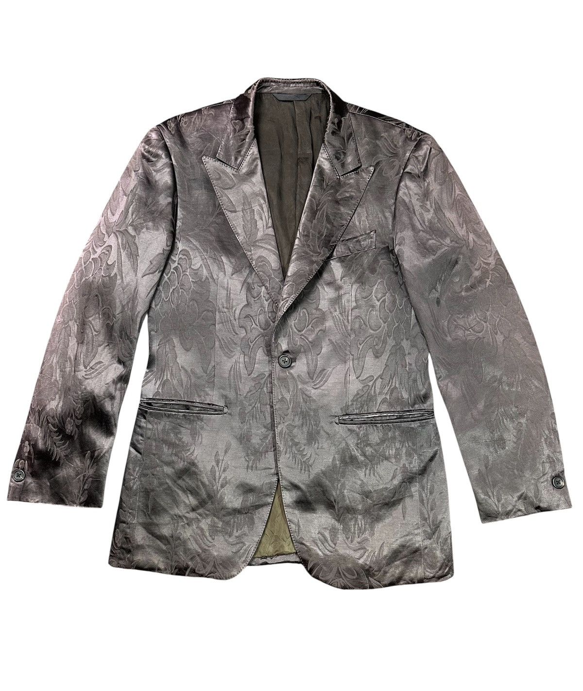 Paul Smith Paul Smith Collection Floral Jacquard Blazer Size 38R - 2 Thumbnail
