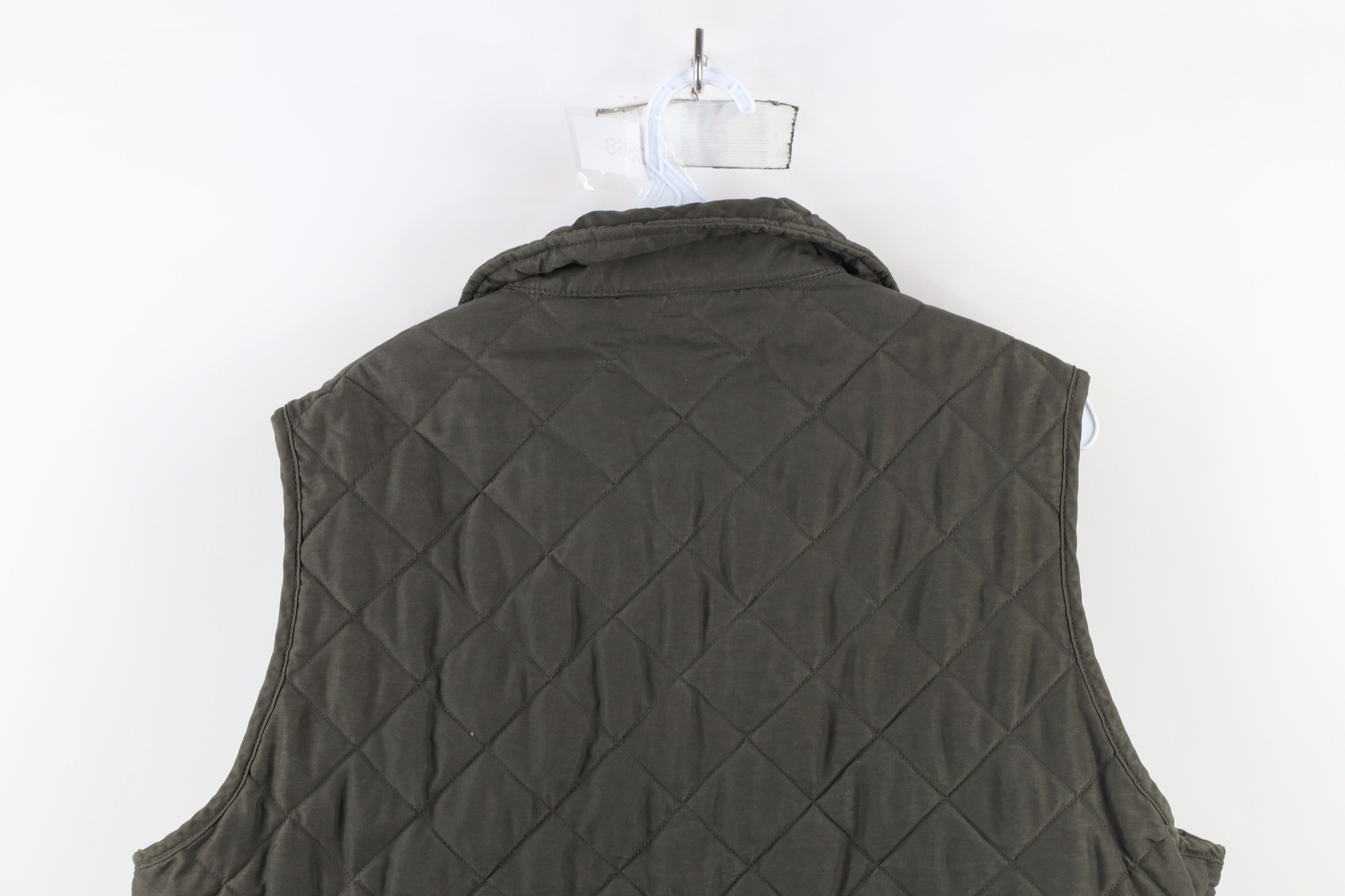 Cabelas × Vintage Vintage Cabelas Quilted Full Zip Vest Jacket Grayish Green Size XL / US 12-14 / IT 48-50 - 12 Thumbnail