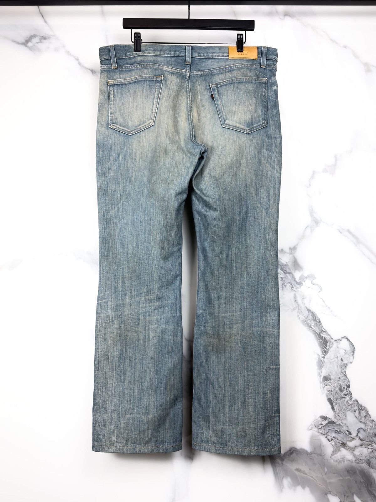 Gucci Gucci Tom Ford Vintage Mudwash Bootcut Faded Denim Jeans Size US 36 / EU 52 - 2 Thumbnail