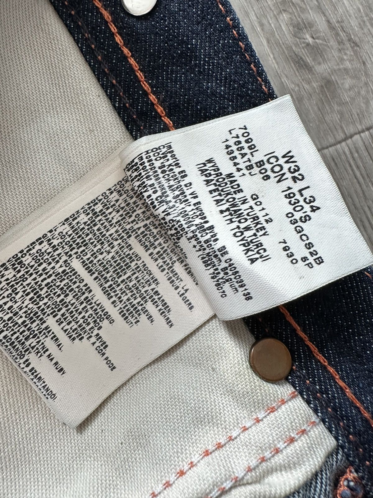 Lee × Vintage 🫧LEE COWBOY Denim Pants Workwear Size US 32 / EU 48 - 14 Thumbnail