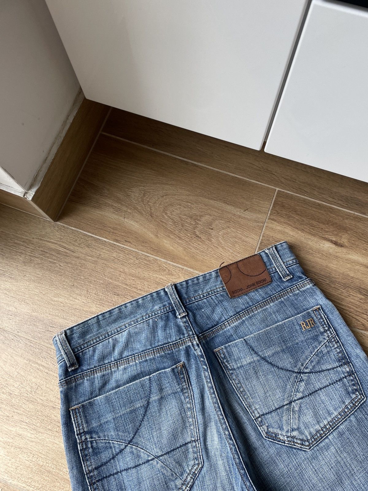 Vintage Vintage Flared Jeans Avant Garde Mud Washed Faded Baggy Slim Size US 32 / EU 48 - 8 Thumbnail