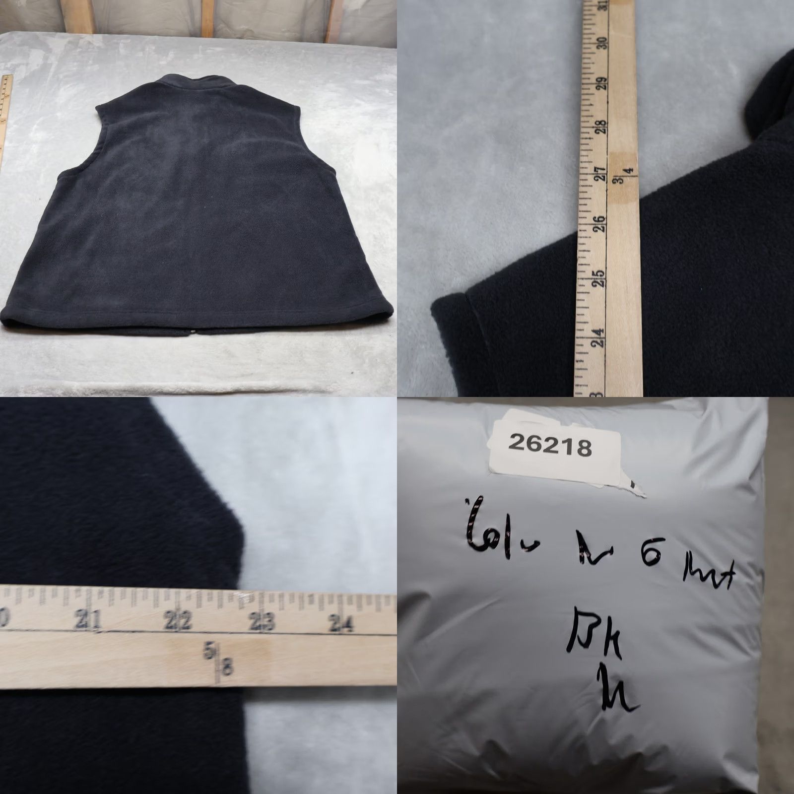 Vintage Columbia Vest Mens Large Black Cathedral Peak Fleece Zip Full Zip Logo Pockets Jacket Style Casual Workwear Travel NEW Size US L / EU 52-54 / 3 - 9 Thumbnail