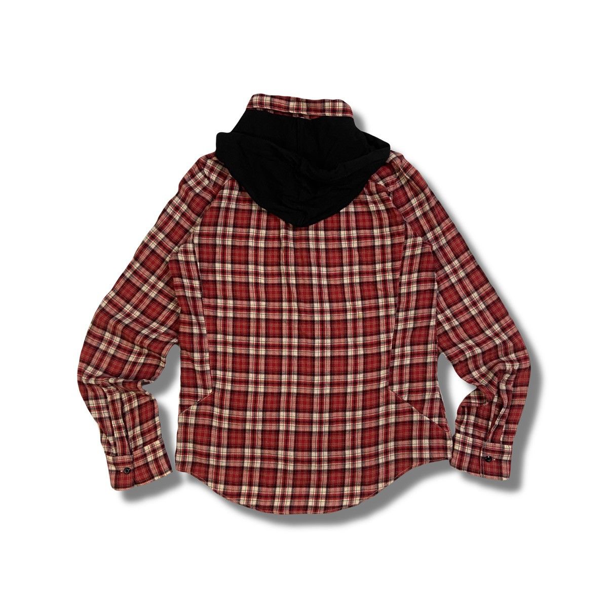 PPFM PPFM Plaid Shirt Hoodie Hybrid Flannel Size US M / EU 48-50 / 2 - 12 Thumbnail