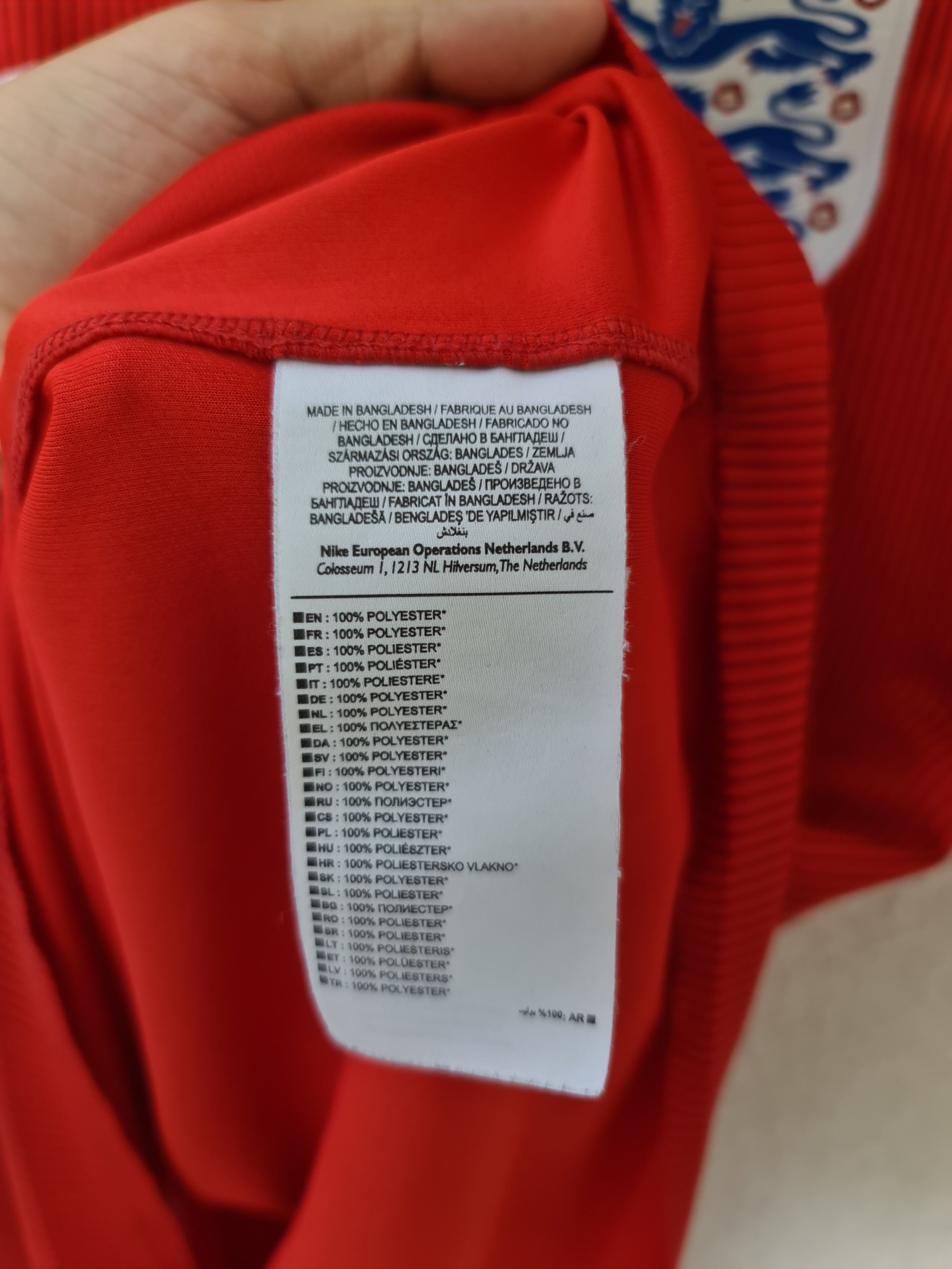 Nike England Jersey 2014 2015 Away Size L Shirt Soccer Size US L / EU 52-54 / 3 - 5 Thumbnail