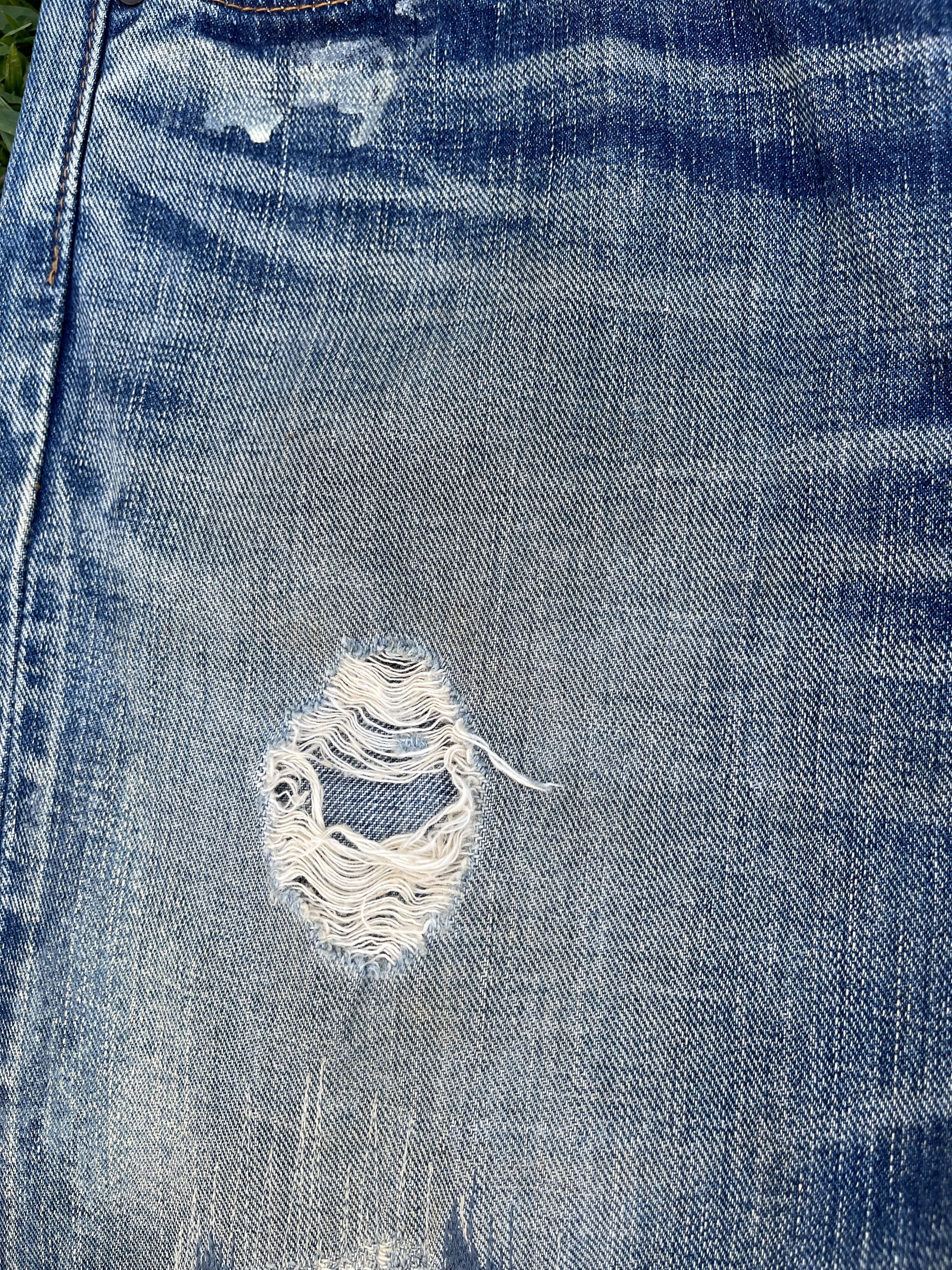 Beauty Beast × Japanese Brand × Johnbull Vintage John bull Distressed Style Denim Jeans Size US 32 / EU 48 - 13 Thumbnail