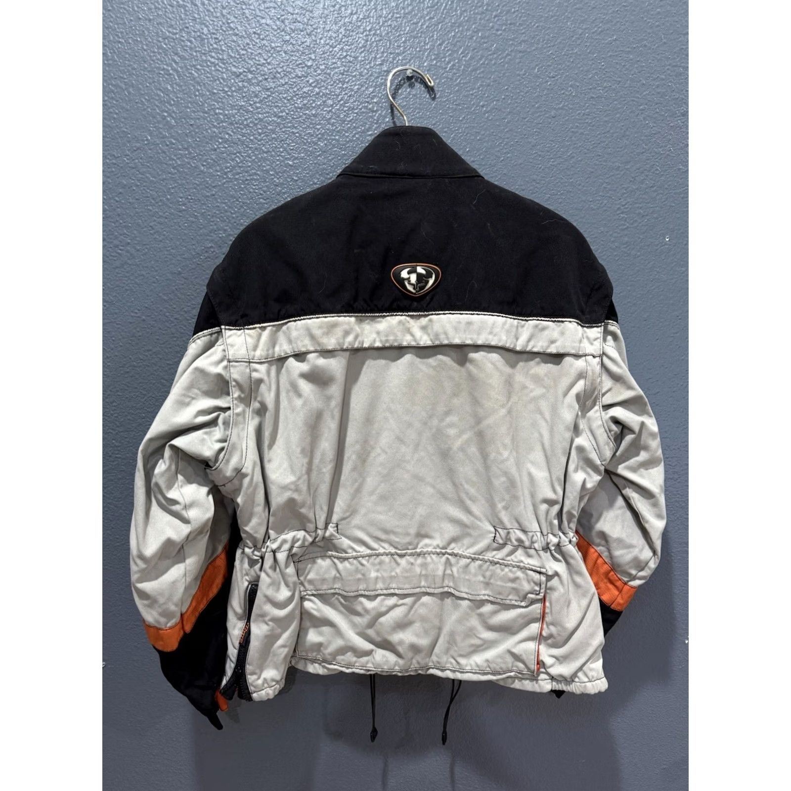 Vintage VINTAGE Thor Motocross Jacket Nylon - Gray - Large - Pockets - 90s Y2K Motorcycle Outer Shell Mens Jacket Size US L / EU 52-54 / 3 - 7 Thumbnail