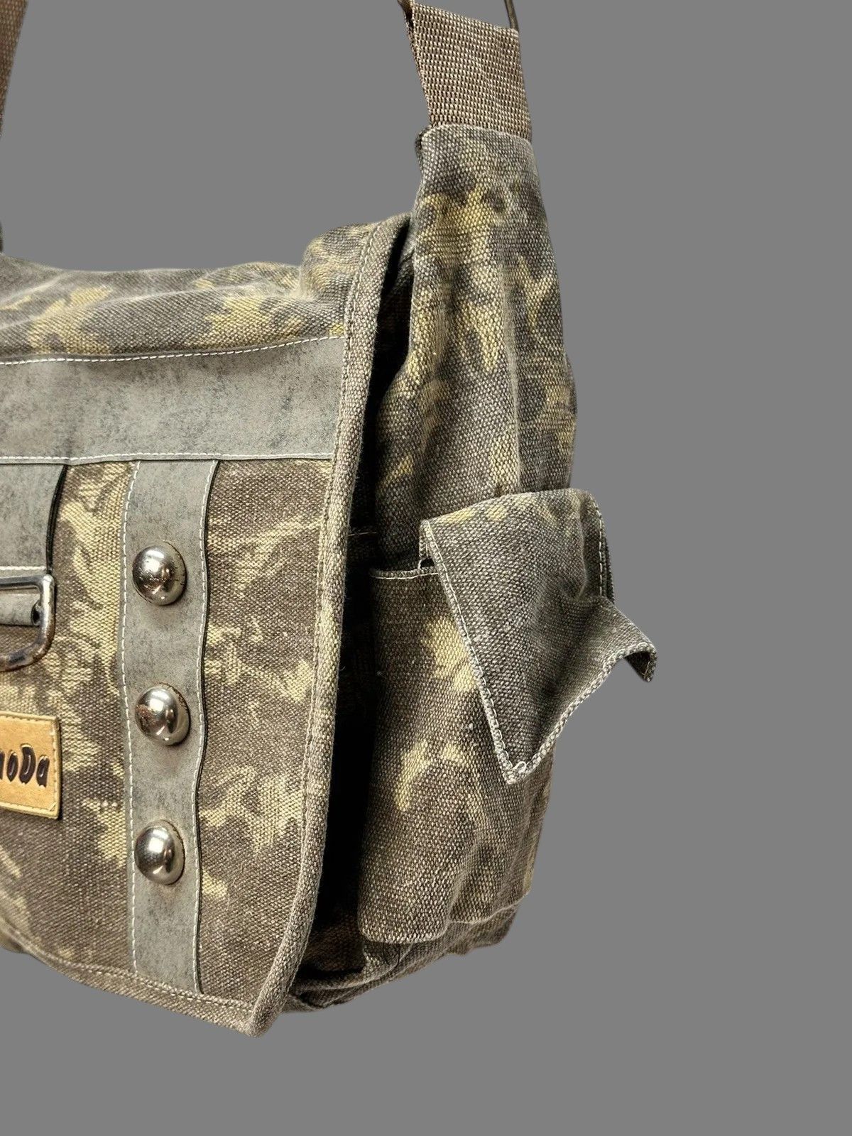 GOA Vintage Green Camo JinHaoDa Messenger Shoulder Bag Size ONE SIZE - 2 Thumbnail