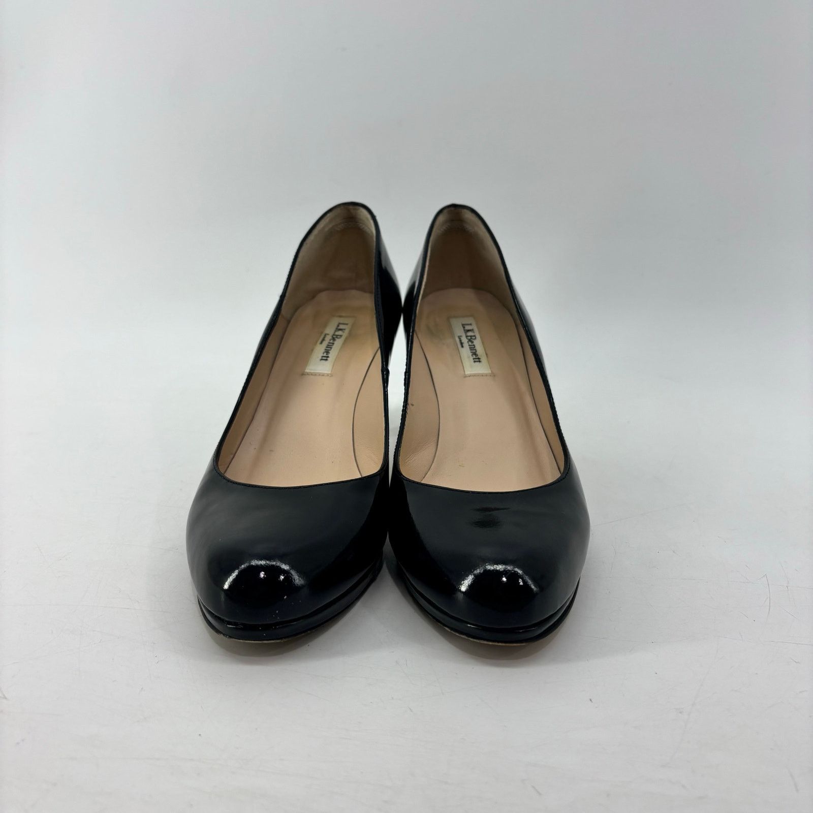 LK Bennett L.K. Bennett Women's Size 38.5 US 8.5 Black Patent Leather Size US 8.5 / IT 38.5 - 10 Thumbnail