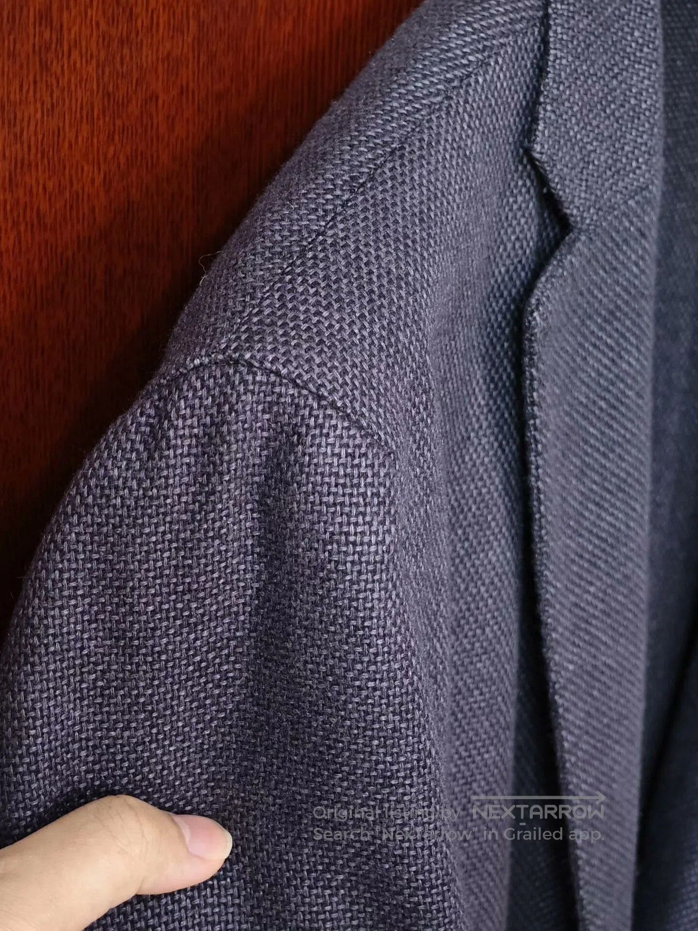 Lubiam Italian Cashmere Silk Suit Jacket. Size US L / EU 52-54 / 3 - 3 Thumbnail