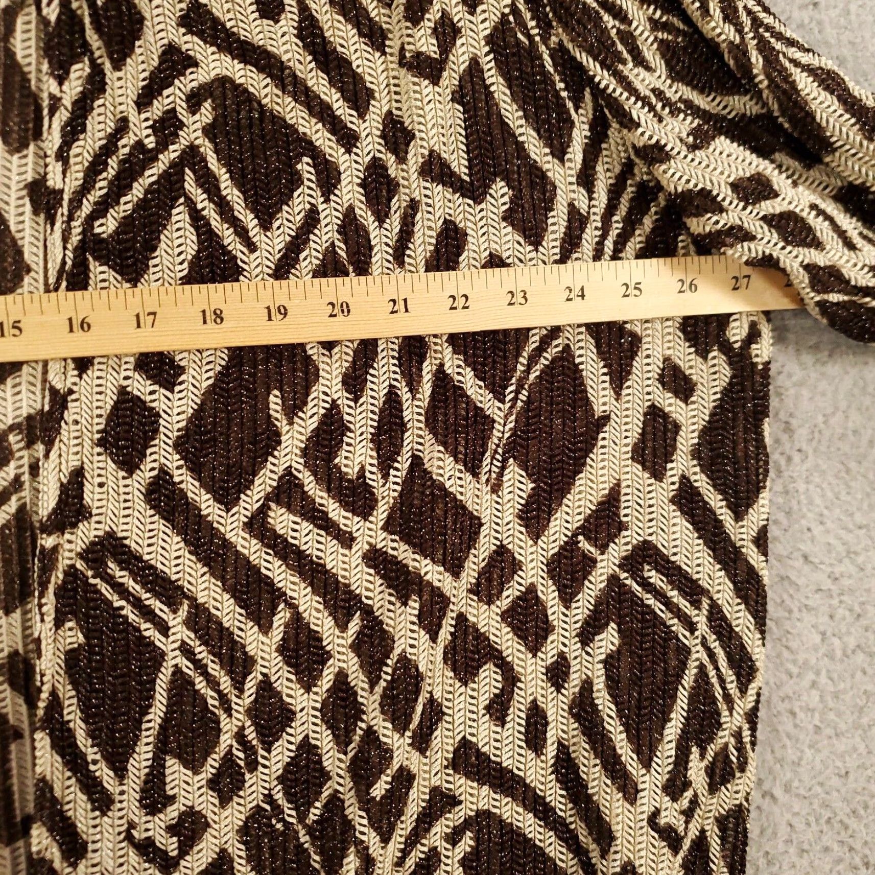 Vintage Maggie Barnes Cardigan Womens 3X Open Knit Front Lightweight 26 28 Flowy Nylon Size XXL / US 16-18 / IT 52-54 - 4 Thumbnail