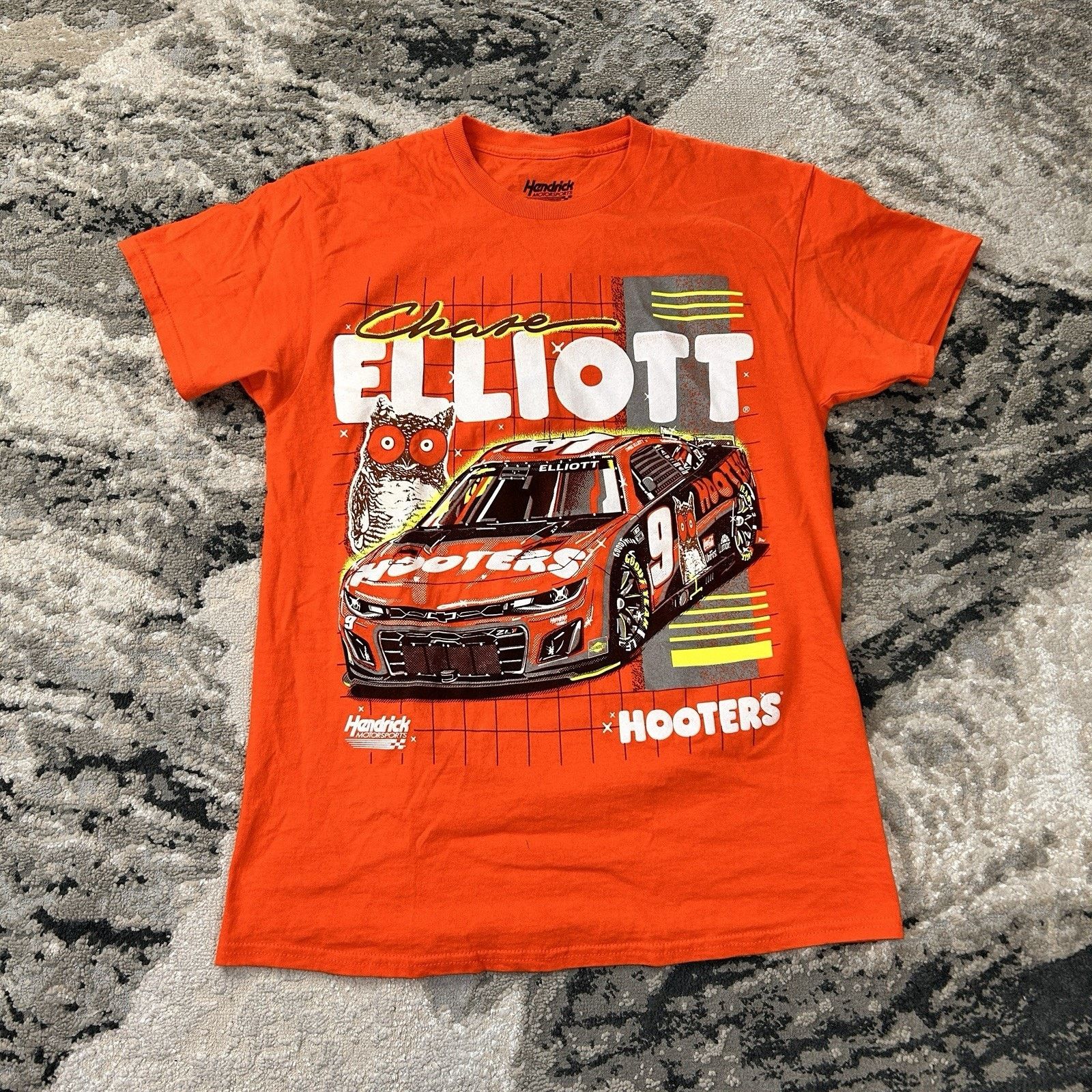 (+)PEOPLE Nascar Vintage Y2K Chase Elliott #9 Hooters Orange Medium Size US M / EU 48-50 / 2 - 1 Thumbnail