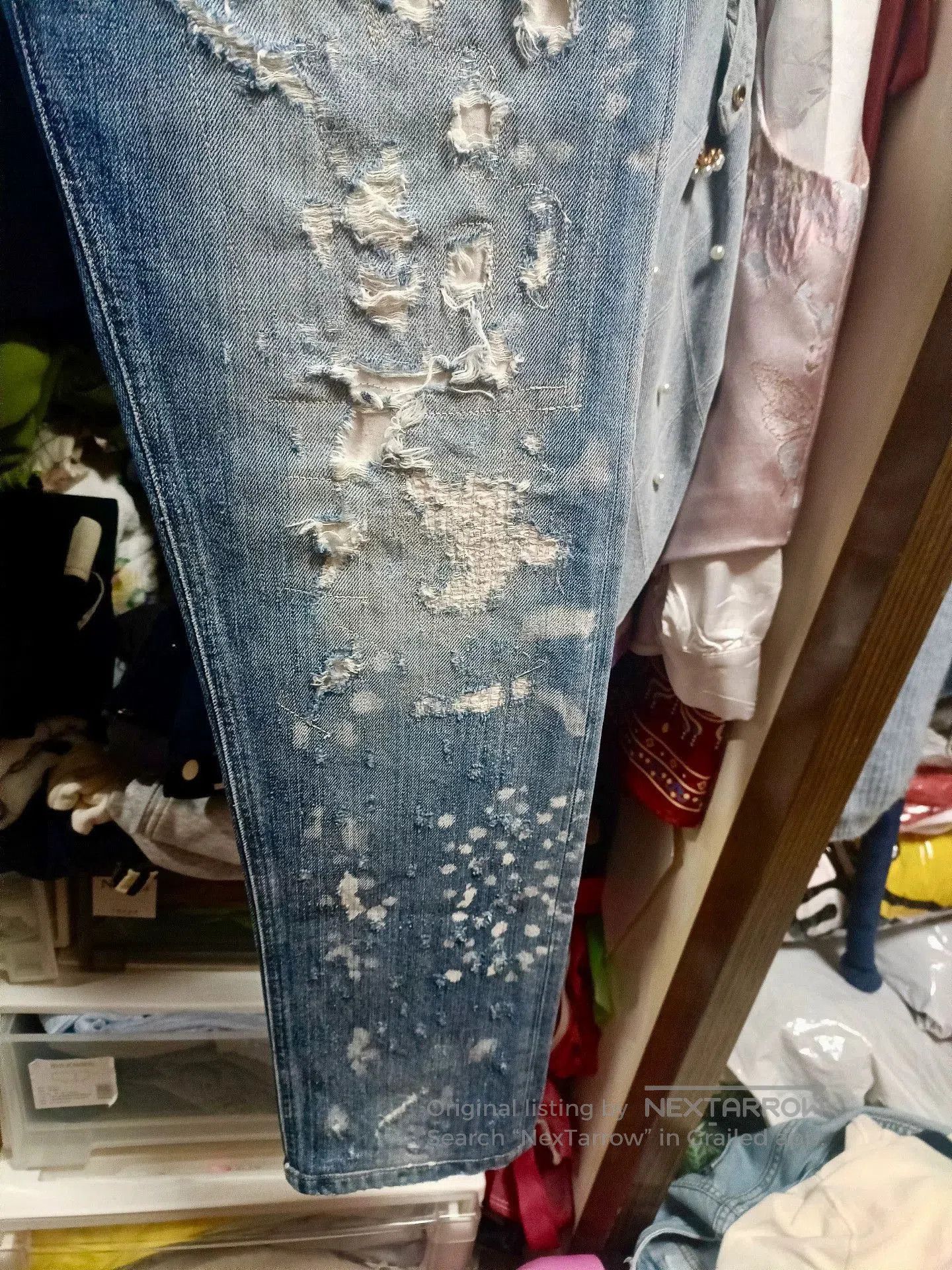 Dolce & Gabbana Dolce&Gabbana Runway Distressed Jeans. Size US 30 / EU 46 - 6 Thumbnail