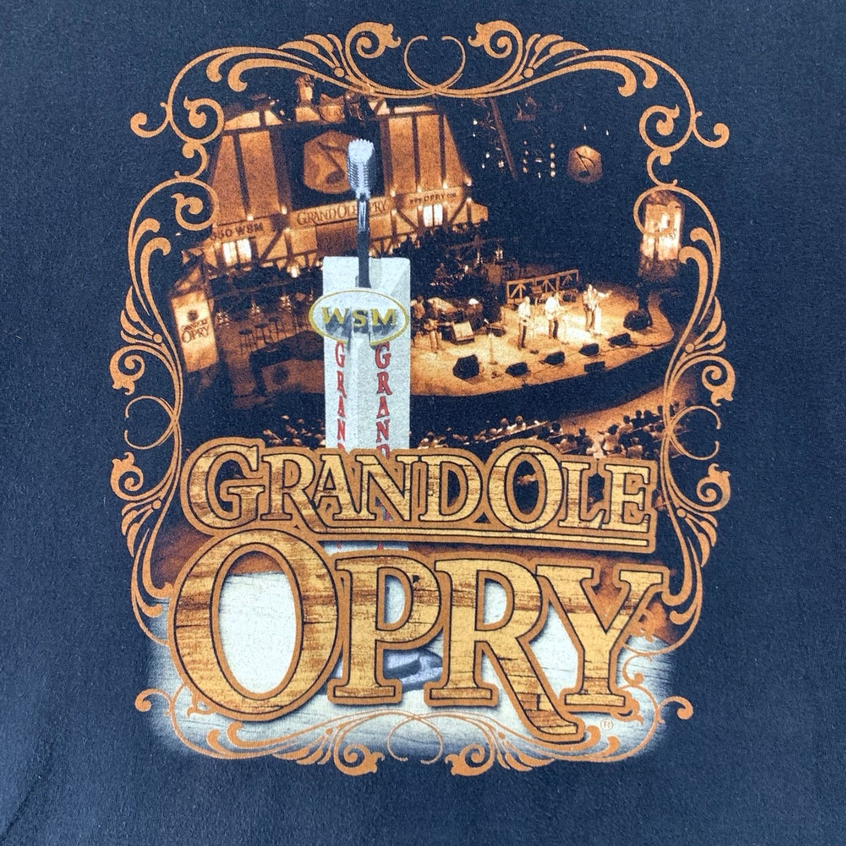 Vintage VINTAGE Grand Ole Opry T-Shirt Men's XL Black Short Sleeve Country Western Double-Sided Graphic Print 2000s Music Size US XL / EU 56 / 4 - 6 Thumbnail