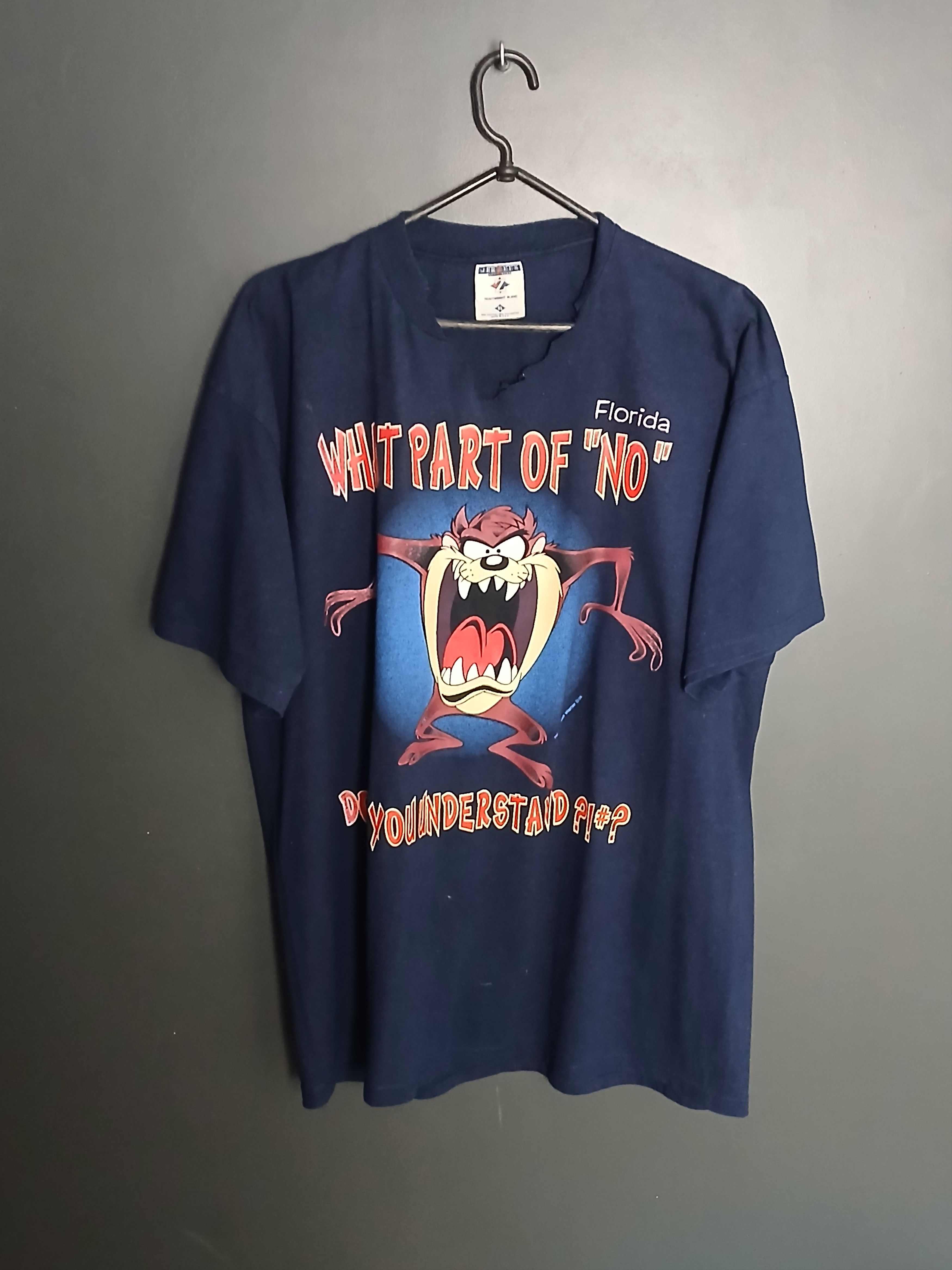 Cartoon Network × Vintage Vintage Looney Tunes Taz T-Shirt Size US XL / EU 56 / 4 - 1 Thumbnail