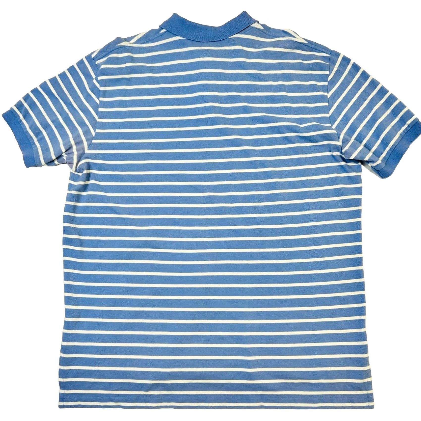 Polo Ralph Lauren VINTAGE Polo Ralph Lauren Polo Shirt Mens 2XL Striped Yellow Blue Flesh Pony Lot Of 2 Size US XXL / EU 58 / 5 - 3 Thumbnail