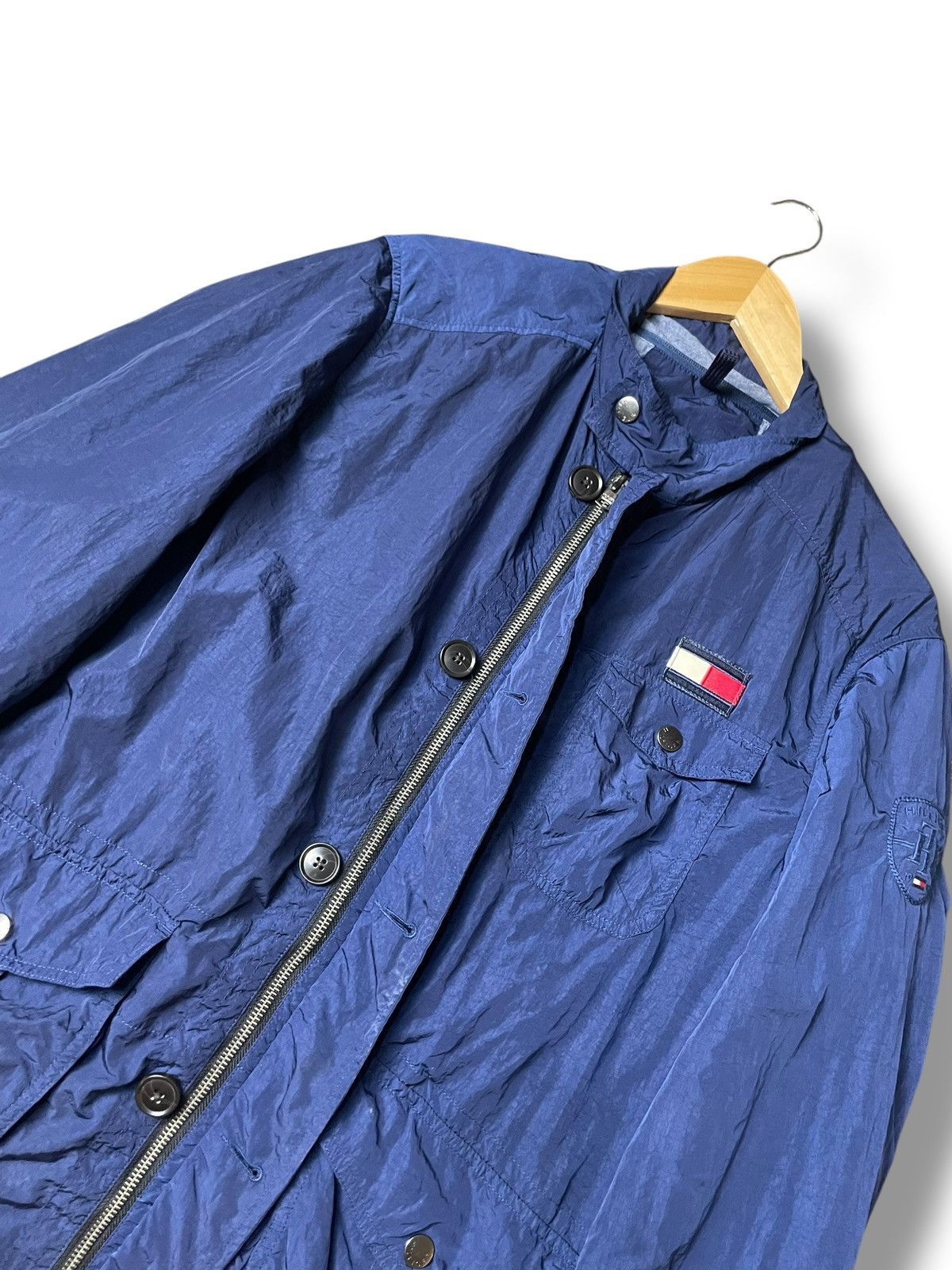 Tommy Hilfiger × Vintage Vintage Tommy Hilfiger Utility Pocket Jacket (105) Size US XS / EU 42 / 0 - 5 Thumbnail