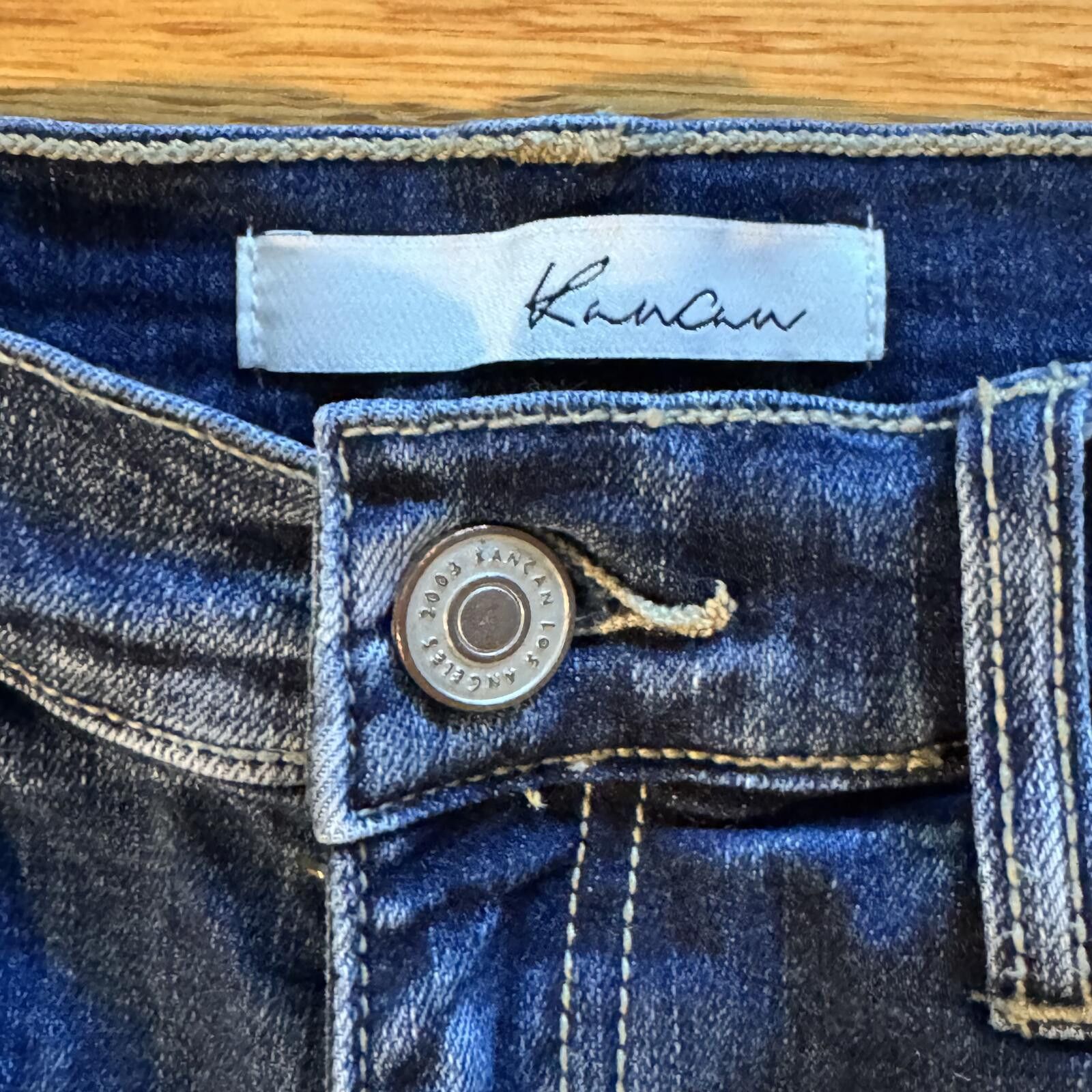 Kancan USA KanCan Denim Cutoff Shorts Size 27 Size 27" / US 4 / IT 40 - 3 Thumbnail