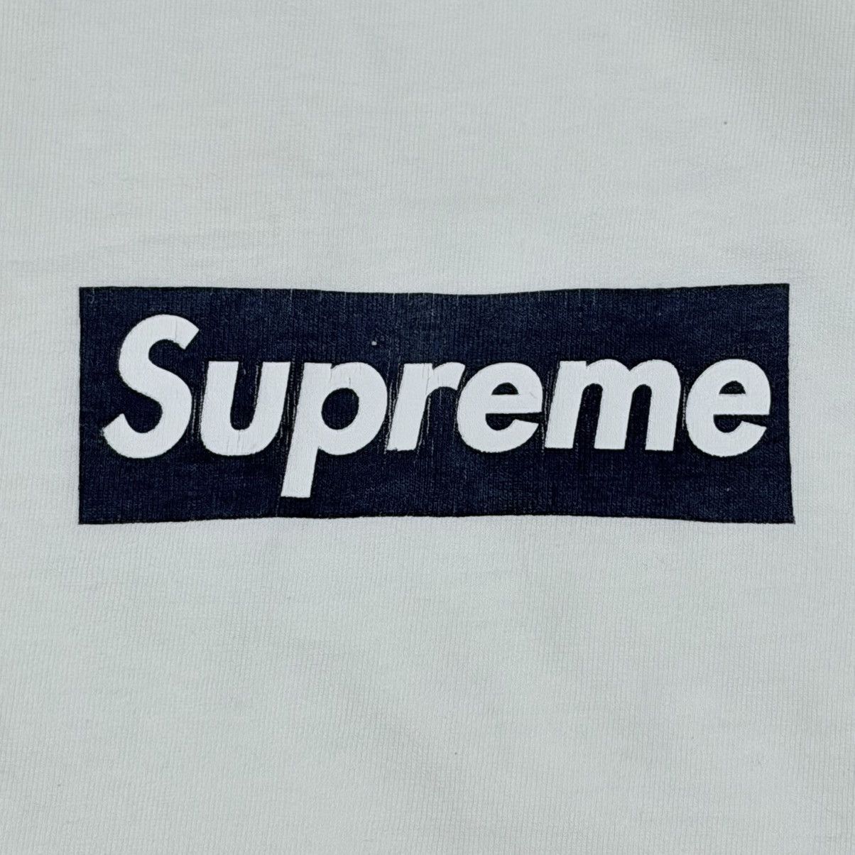 Supreme Supreme 2001 Navy on White Box Logo Size US M / EU 48-50 / 2 - 5 Thumbnail
