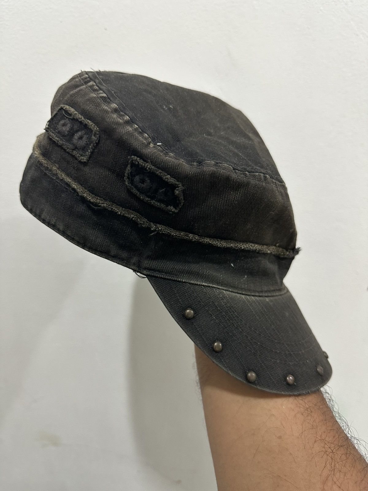 90’s Black Faded Quicksilver Punk Hat