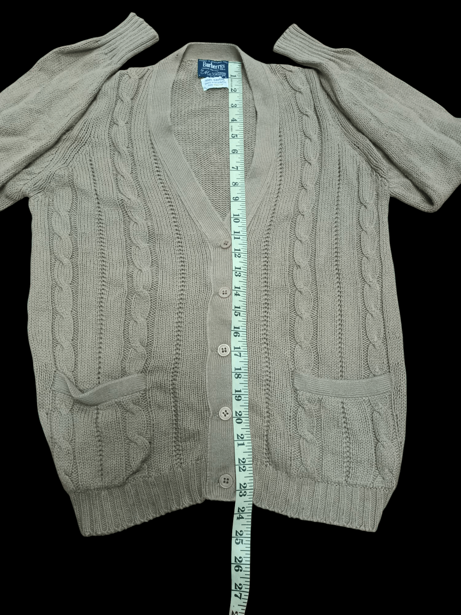 Burberry BURBERRY x CARDIGAN KNITWEAR x MC GEORGE x VINTAGE Size US M / EU 48-50 / 2 - 4 Thumbnail