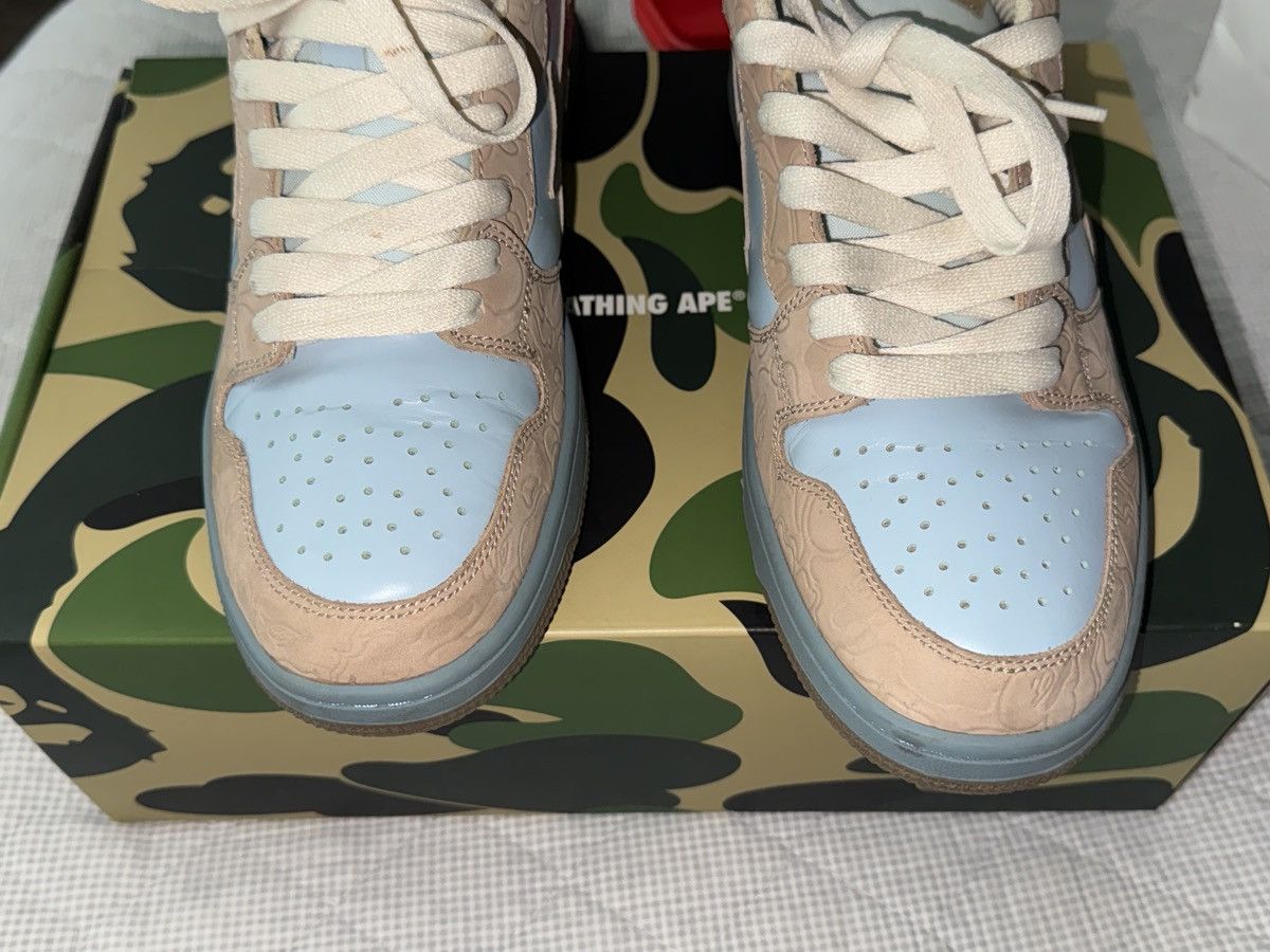 Bape A Bathing Ape Court Sta ‘ beige ’ Size US 9 / EU 42 - 5 Thumbnail