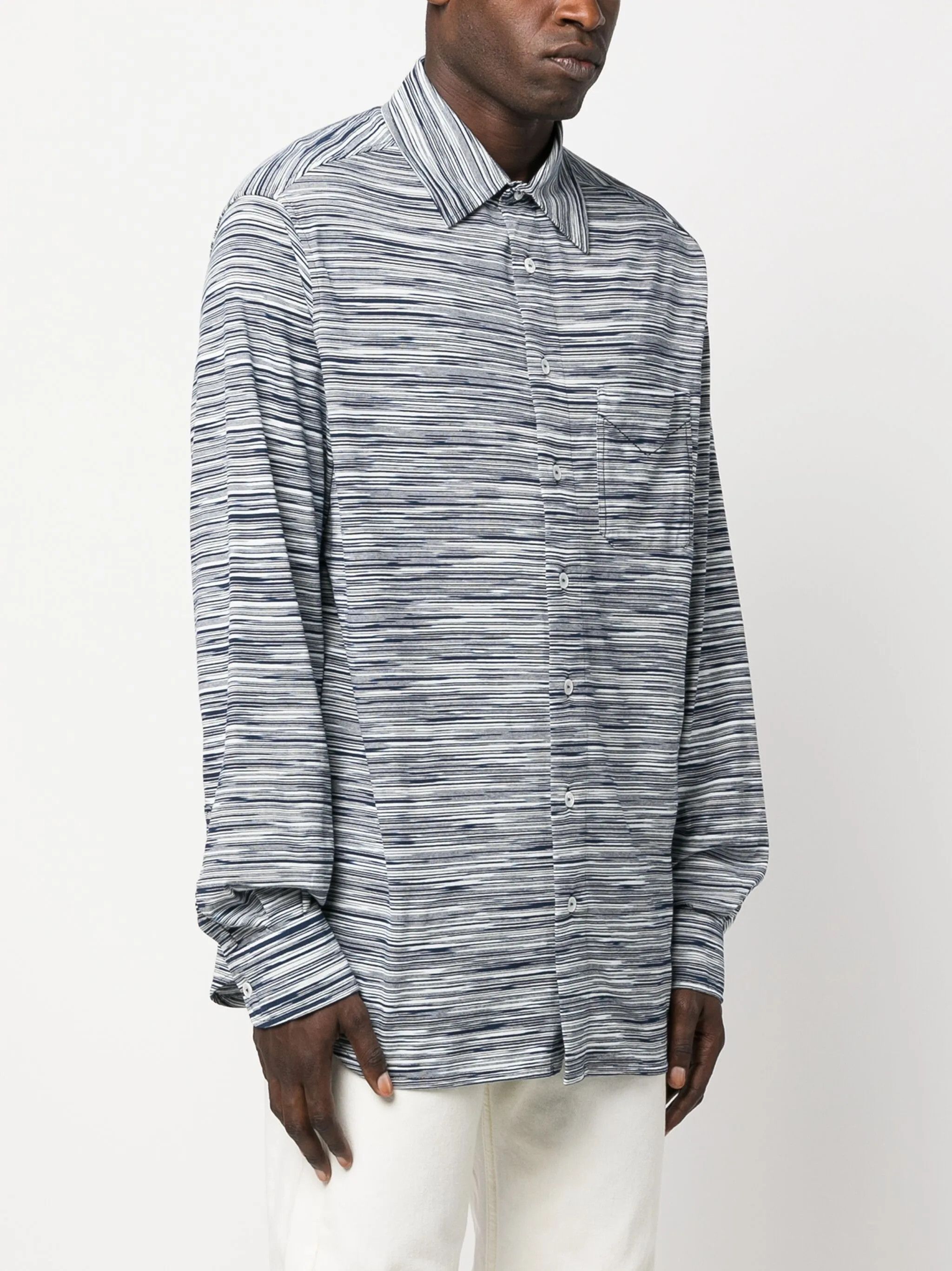 Missoni o1y0225 Patterned Shirt in Multicolor Size US L / EU 52-54 / 3 - 3 Thumbnail