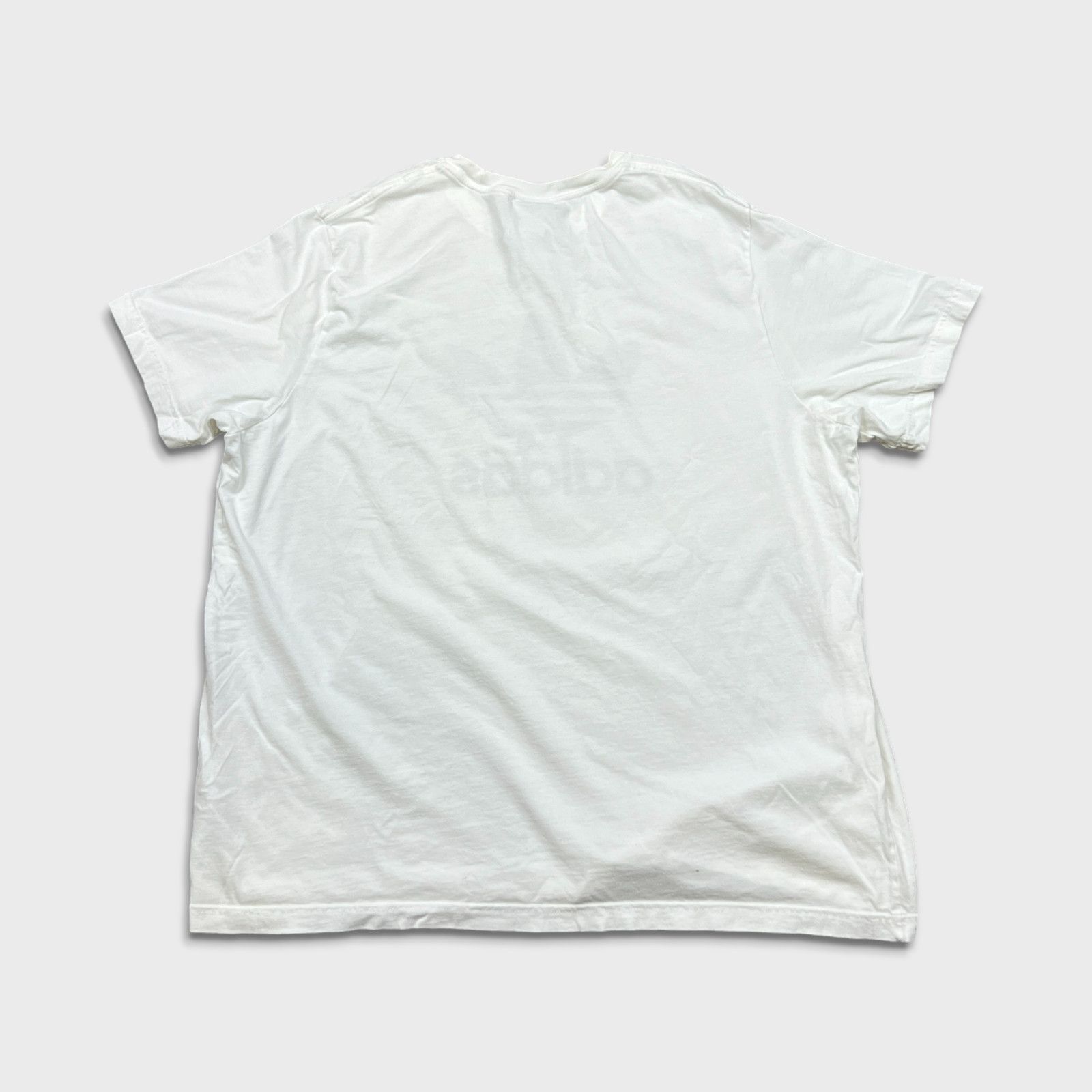 Adidas × Vintage Adidas T Shirt XL Originals Trefoil Spell Out Short Sleeve Size US XL / EU 56 / 4 - 4 Thumbnail