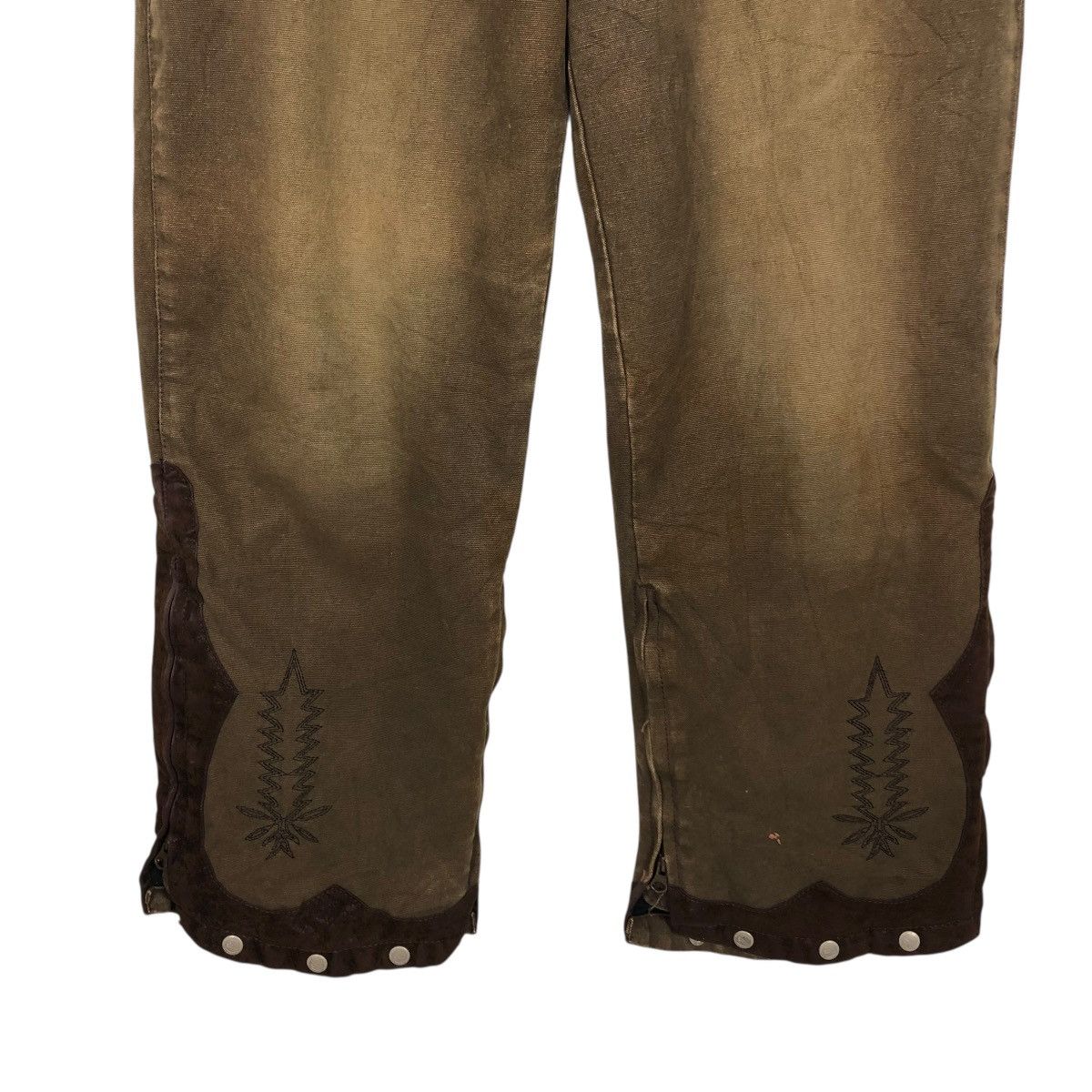Japanese Brand 🔥CROPPED BIKER PUNK PANTS DISTRESSED IF SIX WAS NINE STYLE Size US 34 / EU 50 - 7 Thumbnail