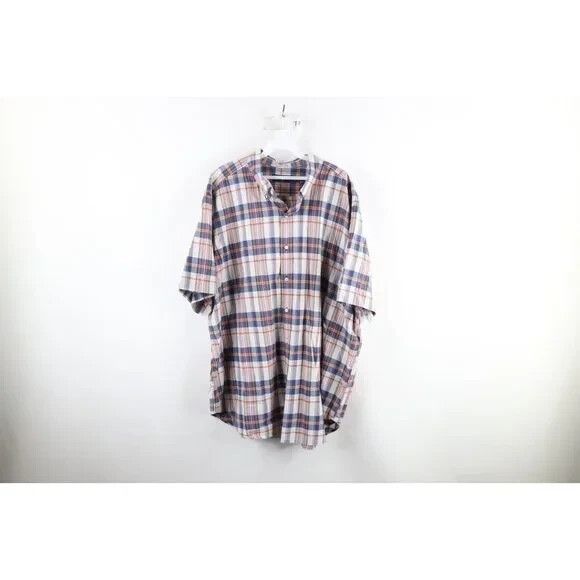 Polo Ralph Lauren Vintage Ralph Lauren India Madras Plaid Button Shirt Size US XXL / EU 58 / 5 - 1 Thumbnail
