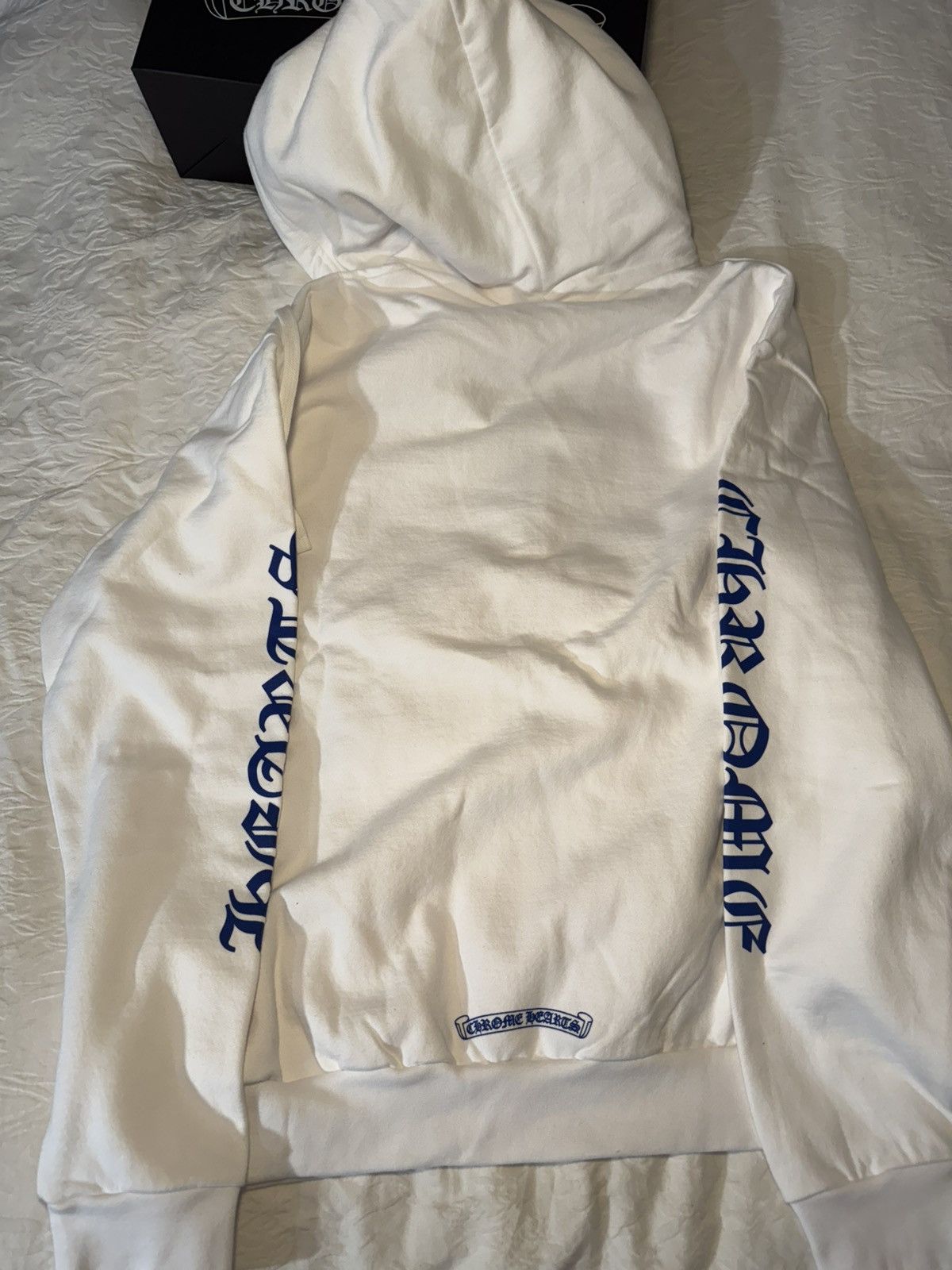 Chrome Hearts Chrome Hearts Zip Hoodie White Blue SZ Large Authentic FW25 Size US L / EU 52-54 / 3 - 12 Thumbnail