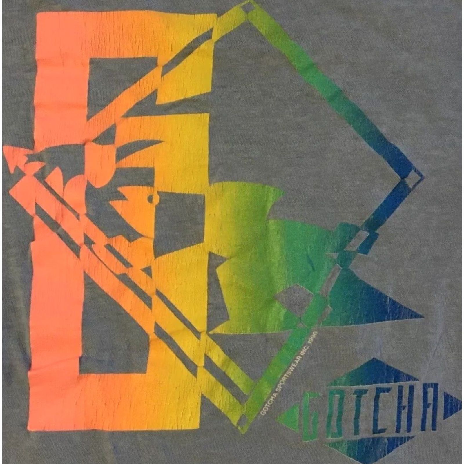 Gotcha VINTAGE Gotcha Shirt XS Surf Grunge 90s Distressed Boardriding Blue T-Shirt Mens USA Size US XS / EU 42 / 0 - 3 Thumbnail