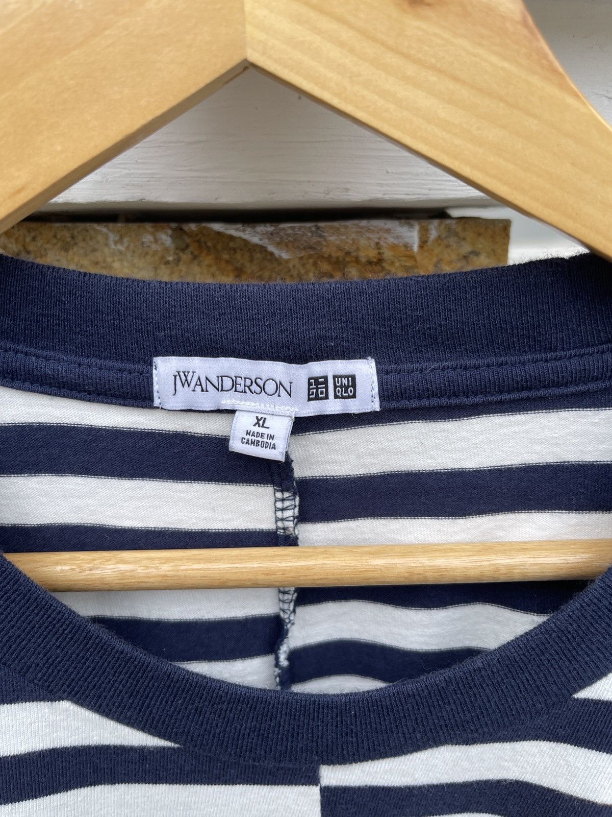JW Anderson Last Drop🔥Rare🔥UNIQLO x JW ANDERSON Stripe Pocket Tee Size US XL / EU 56 / 4 - 4 Thumbnail